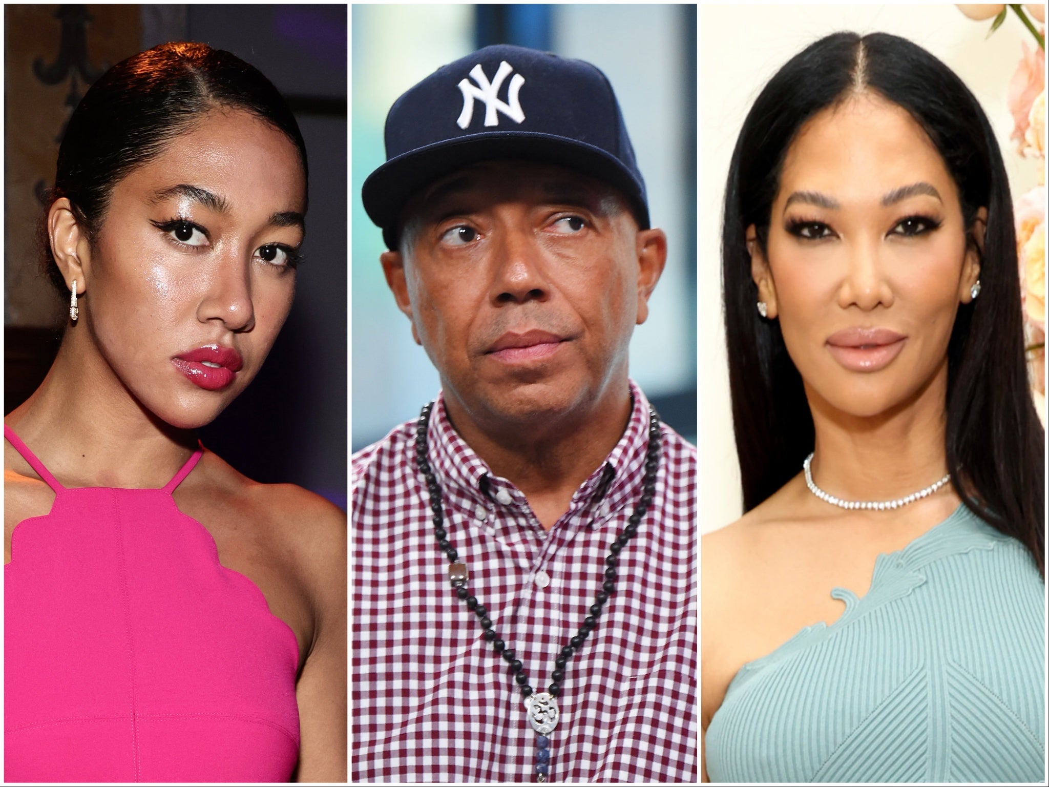 Aoki Lee Simmons, Russell Simmons and Kimora Lee Simmons