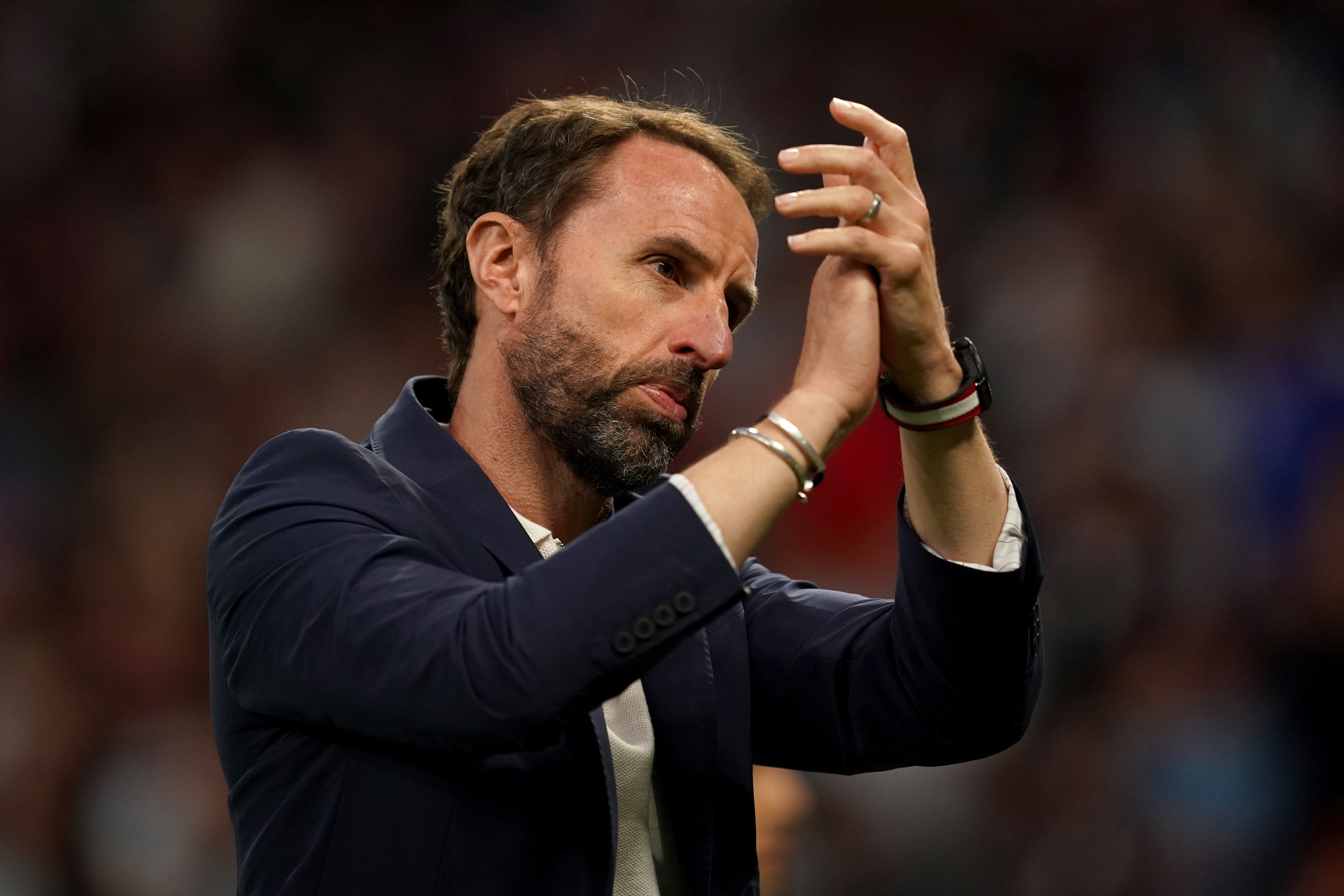 Gareth Southgate’s side enjoyed a 7-0 win against North Macedonia on Monday (Martin Rickett/PA)