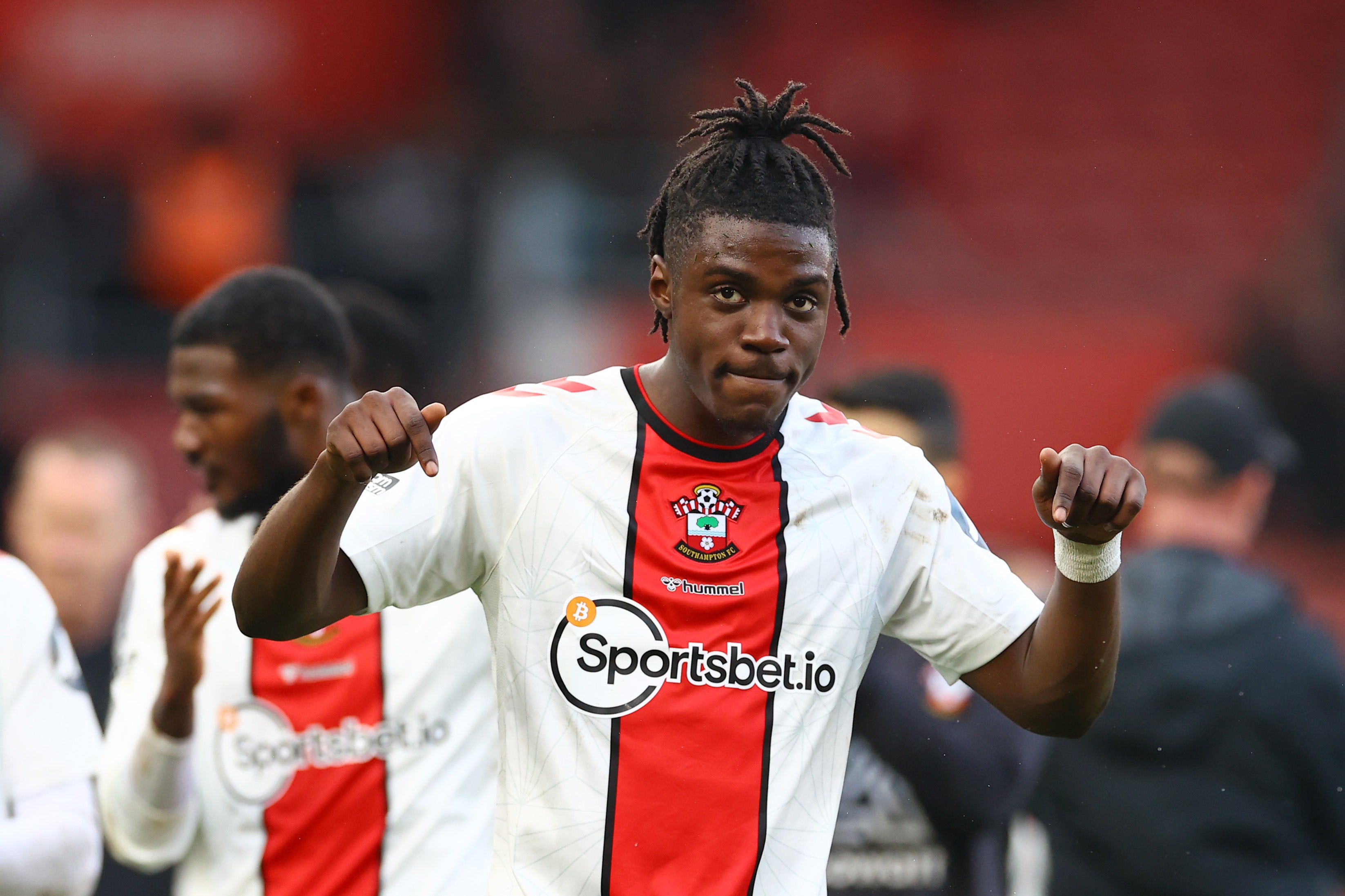 Romeo Lavia impressed for Southampton despite their relegation from the Premier League