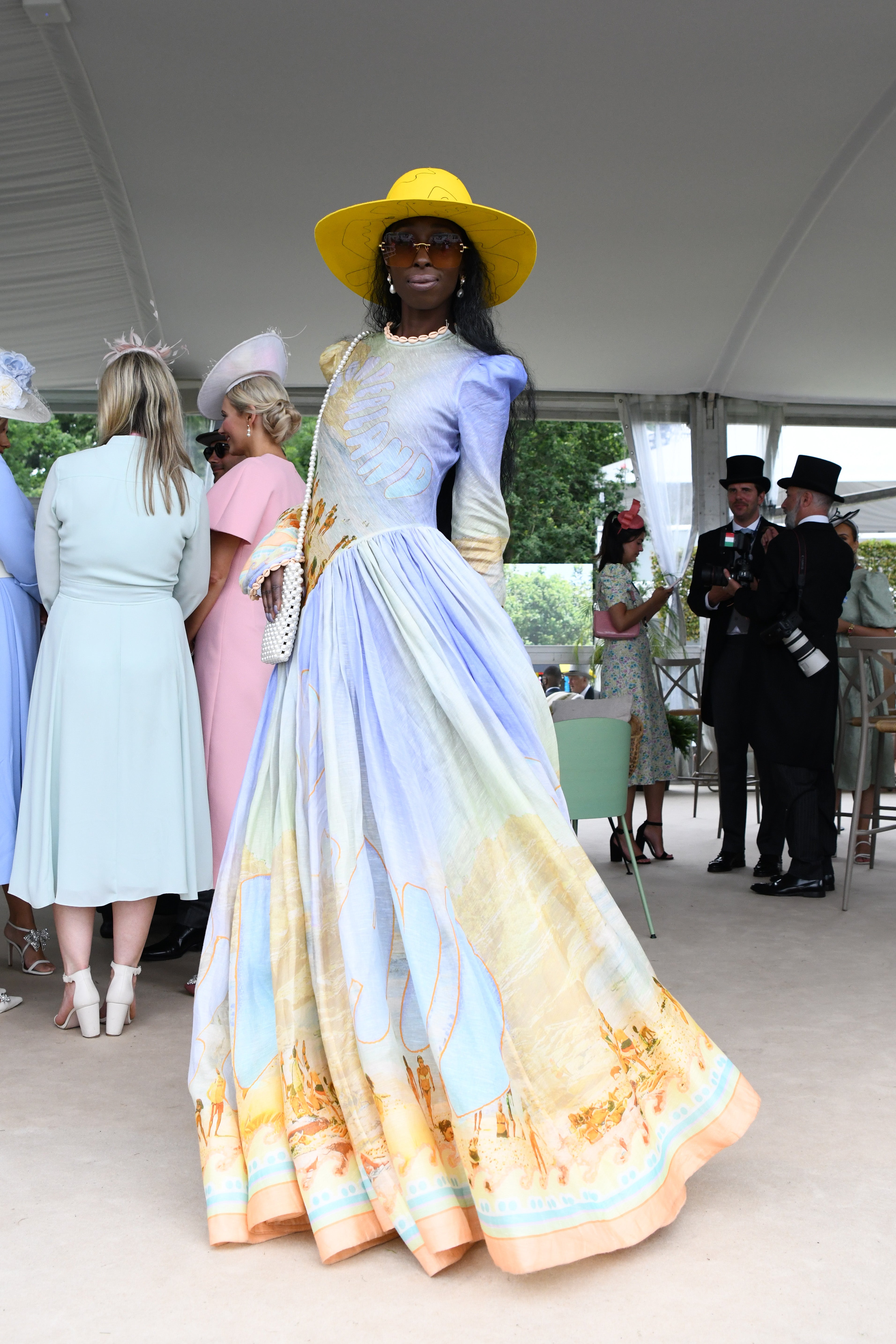 Eunice Olumide attends day one of Royal Ascot 2023 at Ascot Racecourse on June 20, 2023