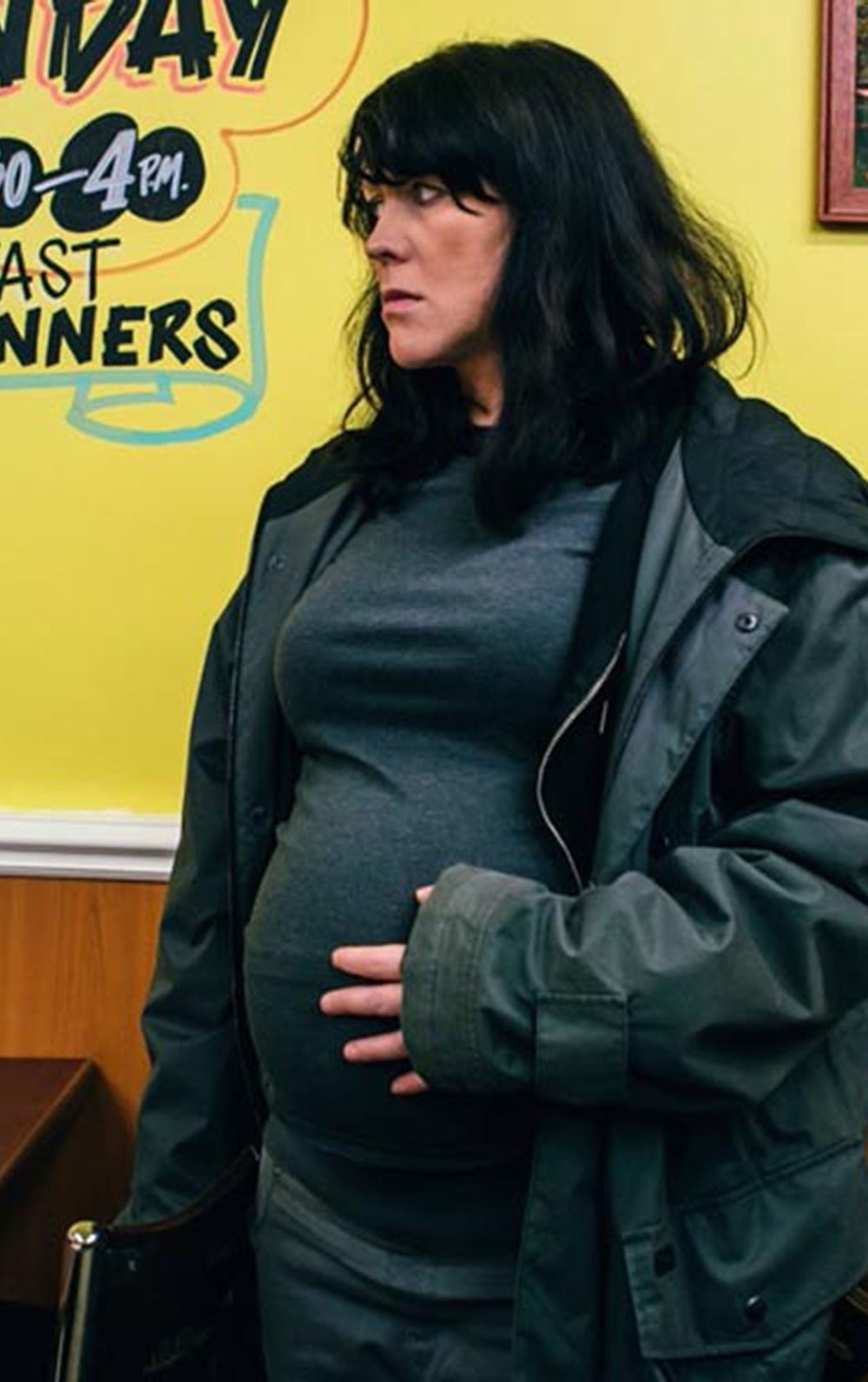 Killer foetus: Lowe in her horror-comedy ‘Prevenge’