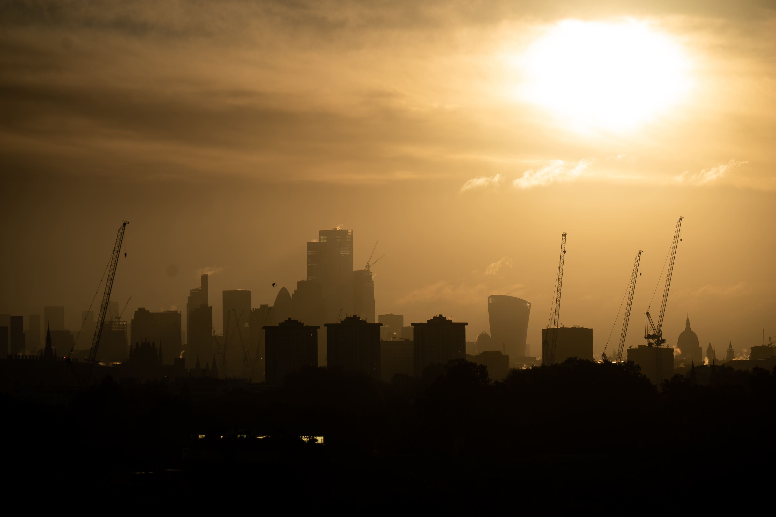 London’s FTSE 100 has slipped into the red (Aaron Chown/PA)