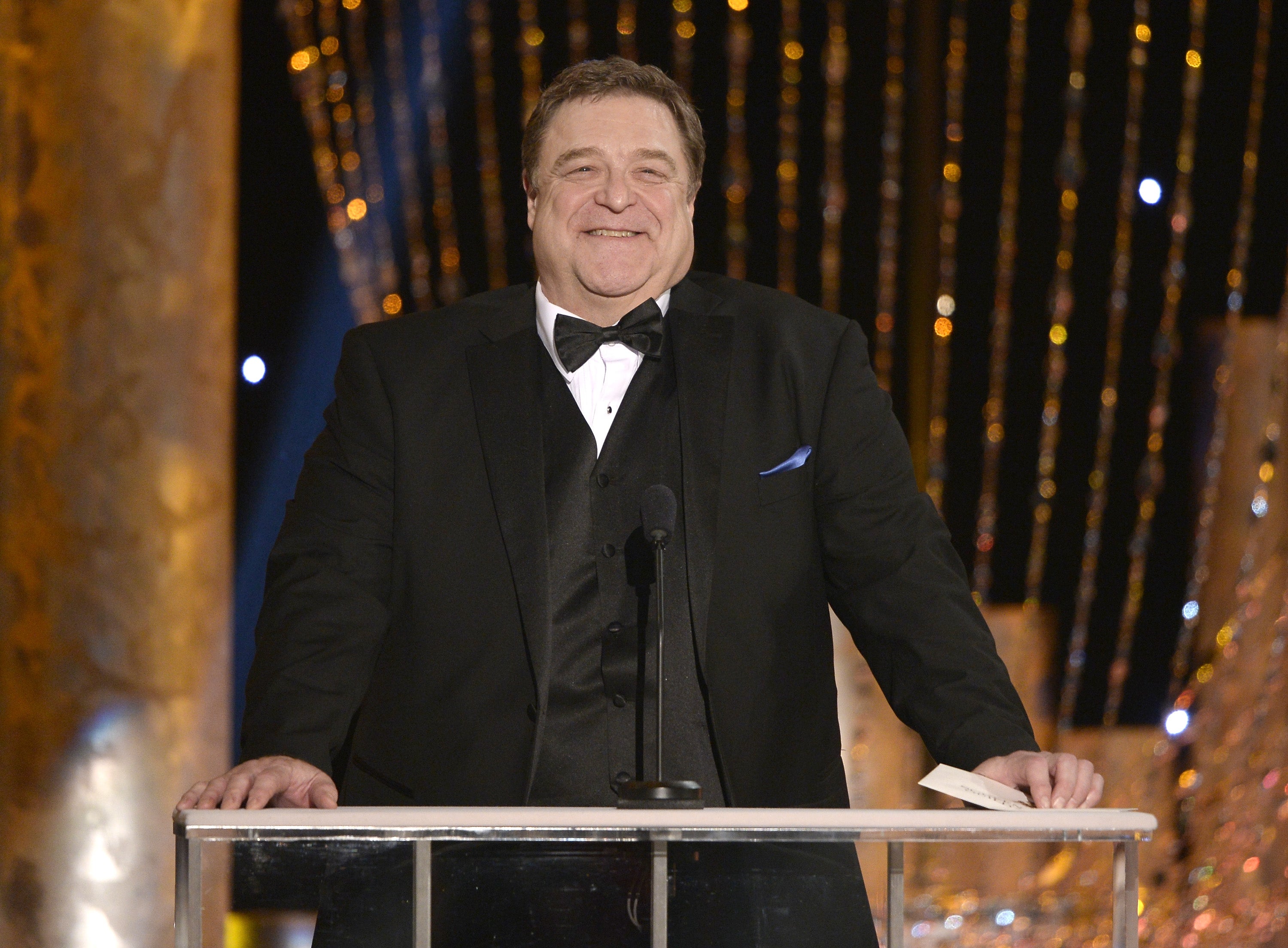 John Goodman attends the Screen Actors Guild Awards in Los Angeles, California on 18 January 2014