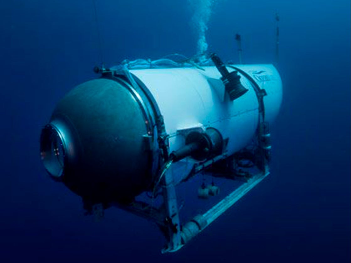 The 6.5 metre Titan sub is the ‘largest carbon fibre structure that we know of’, OceanGate’s founder said in 2021