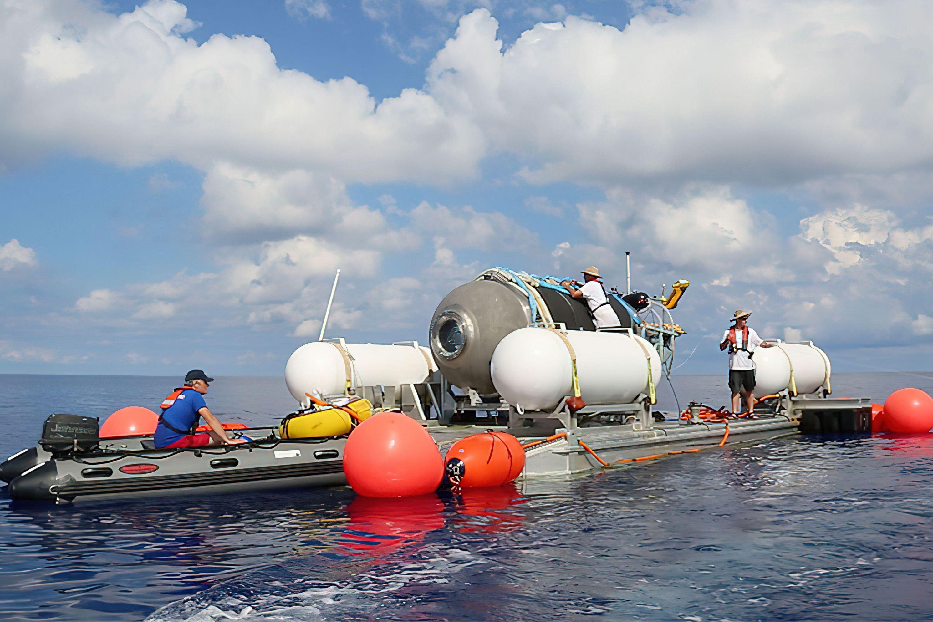 Rescue teams are searching for the submersible tourist vessel