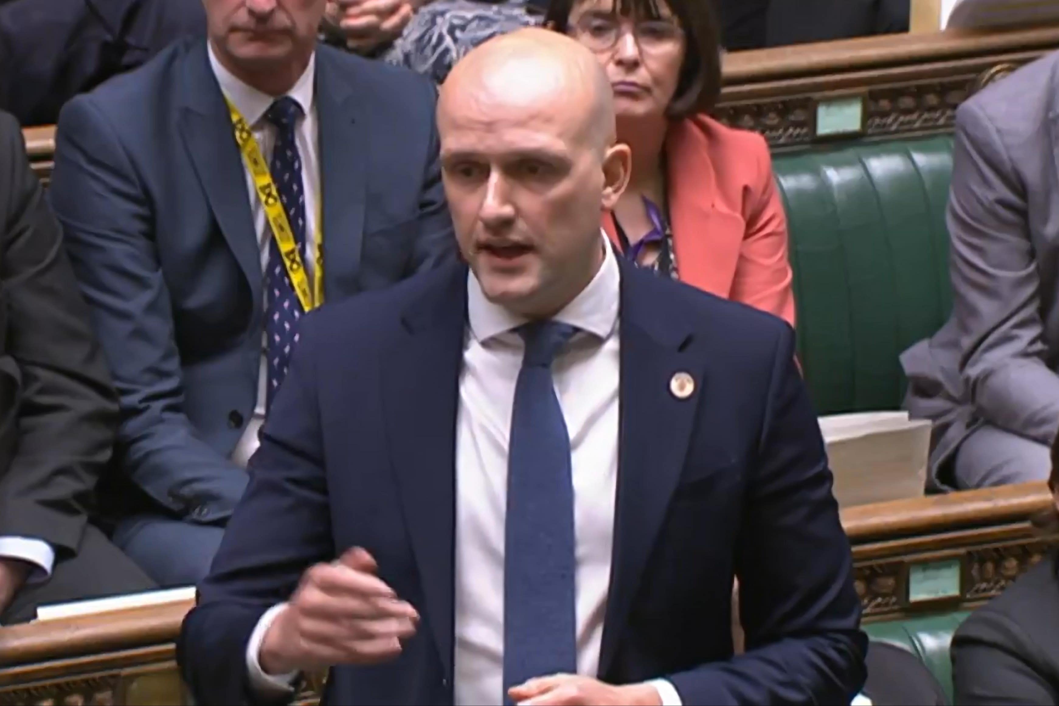 SNP Westminster leader Stephen Flynn speaks during Prime Minister’s Questions (House of Commons/UK Parliament/PA)