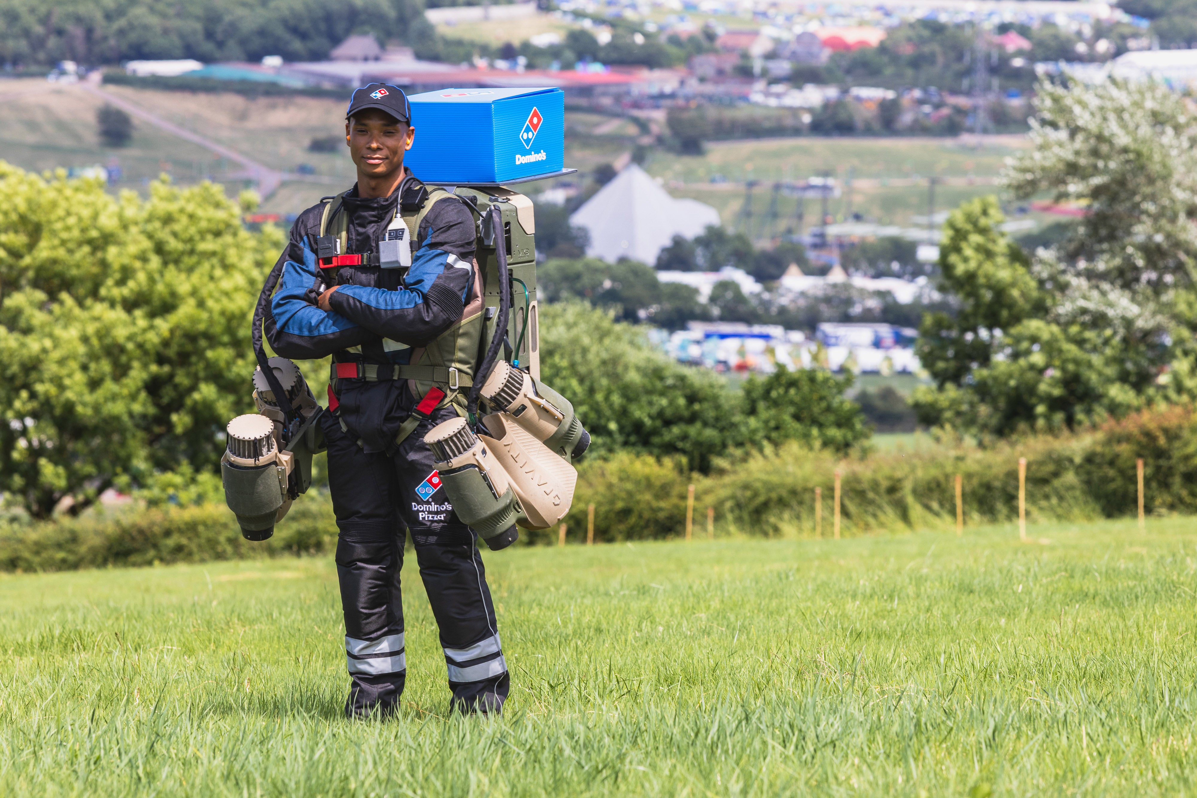 “I’ve never seen a jet suit, let alone one delivering pizzas!”