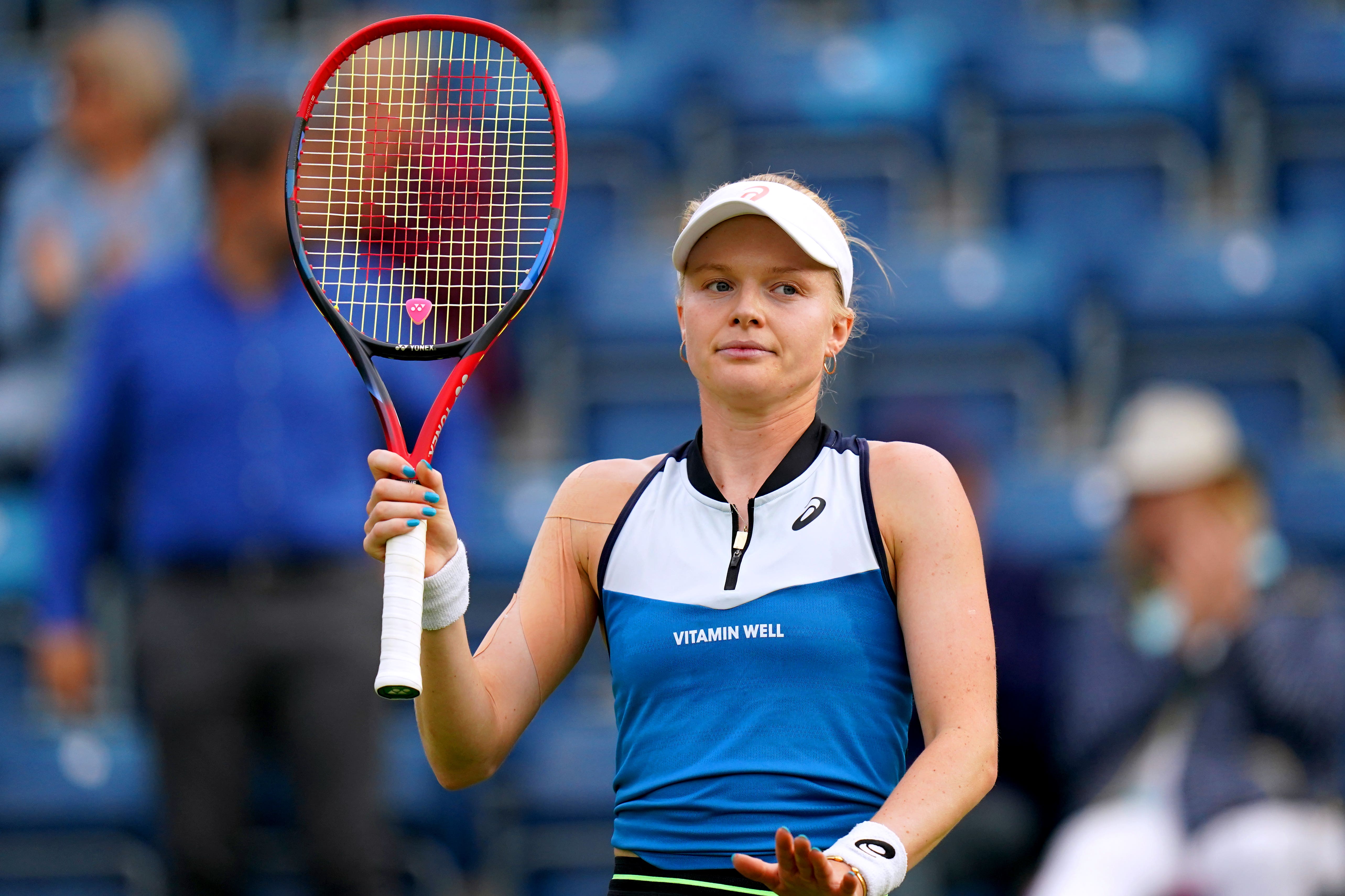 Harriet Dart progressed through to the quarter-finals of the Birimingham Classic (Jacob King/PA)