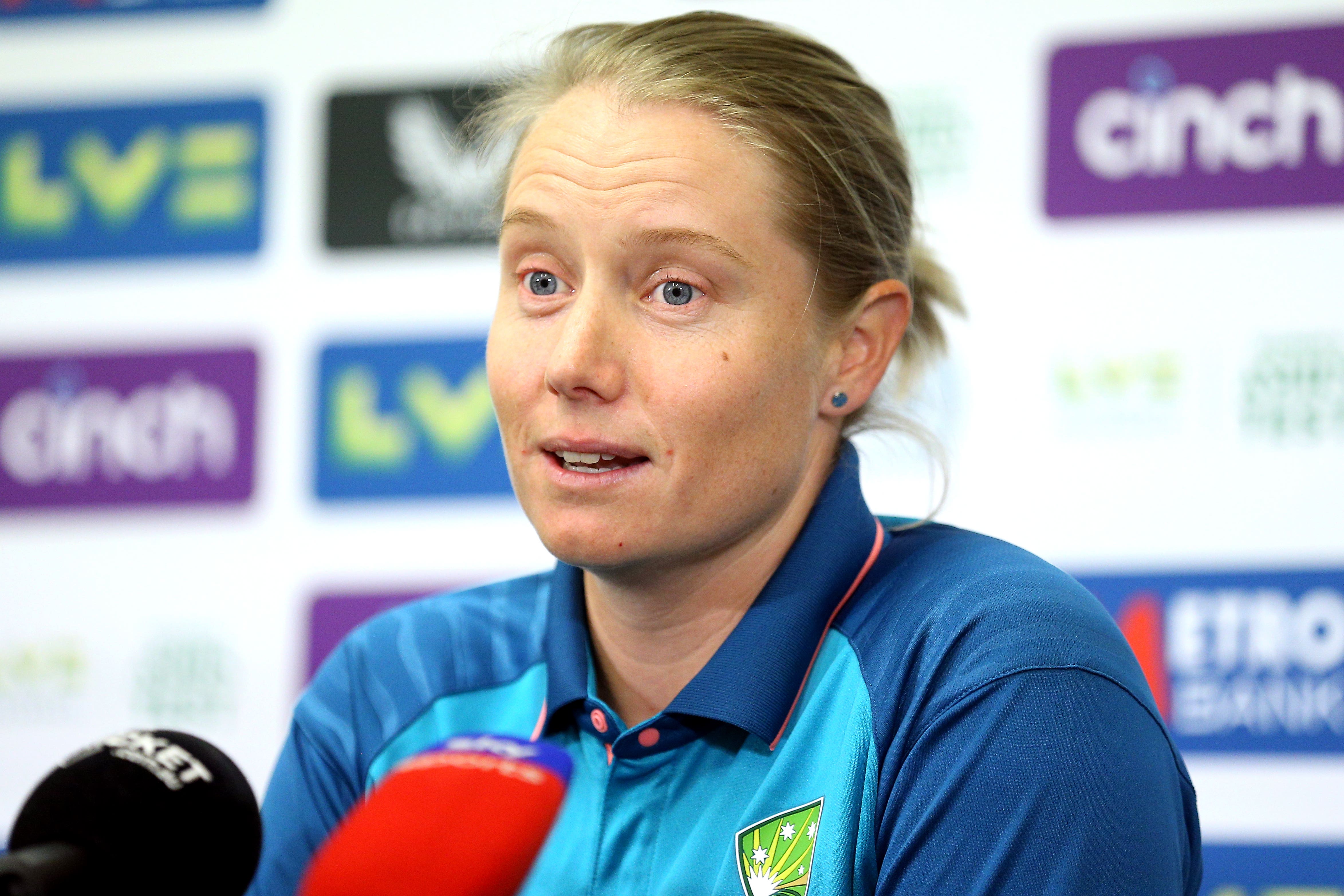 Alyssa Healy, pictured, is standing in as Australia captain with Meg Lanning absent (Nigel French/PA)