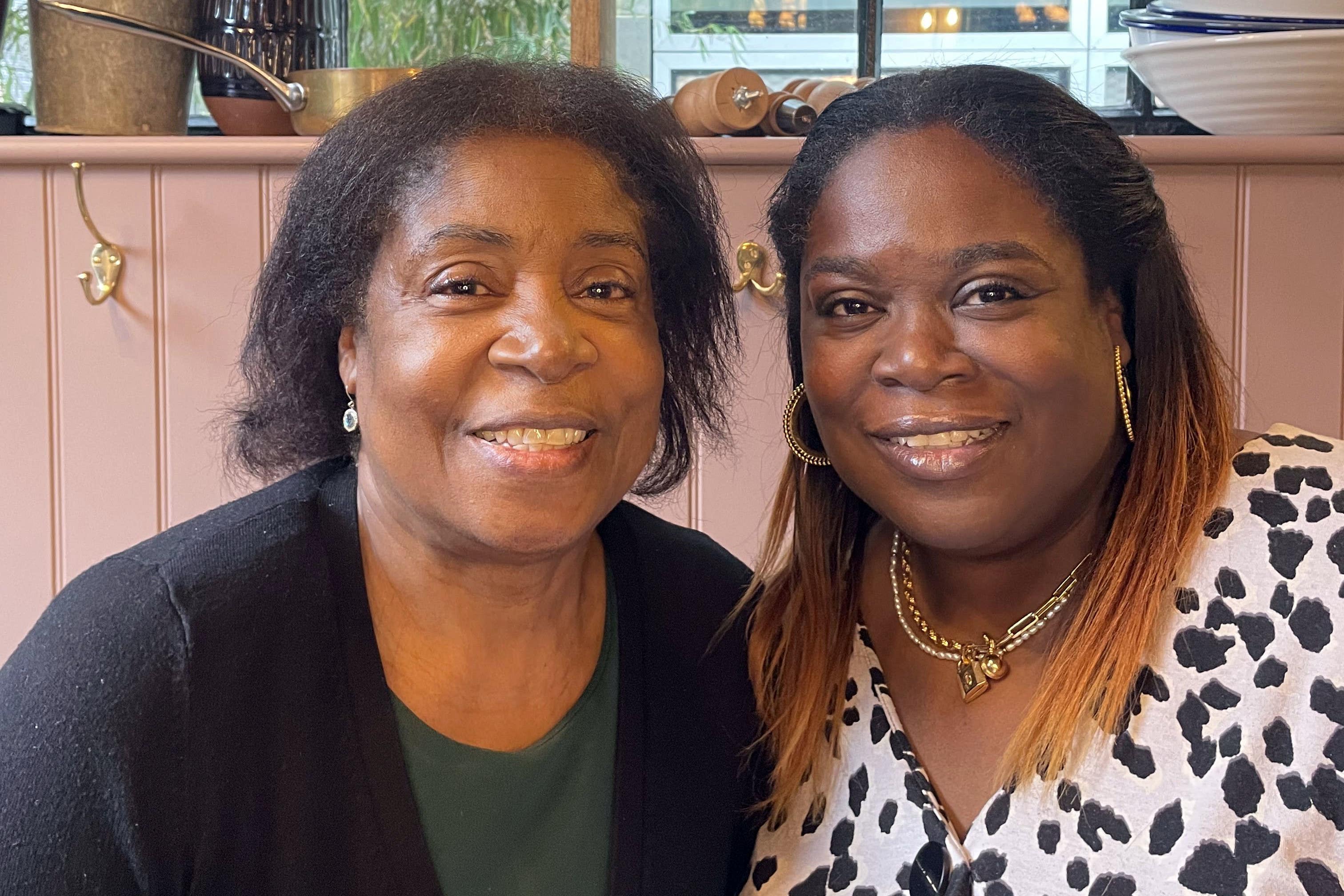 Catherine Ross, left, and her daughter Lynda-Louise Burrell were launching the Objeks & Tings podcast (Museumand/PA)