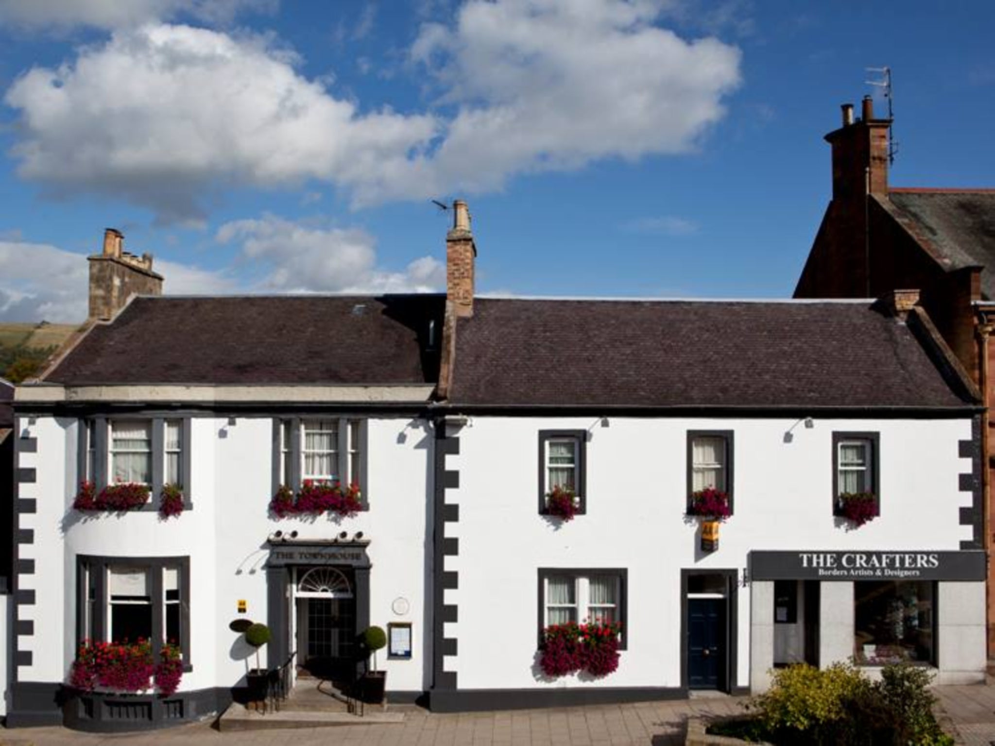 The bedrooms are swish with a touch of tartan twee and a boutique hotel vibe