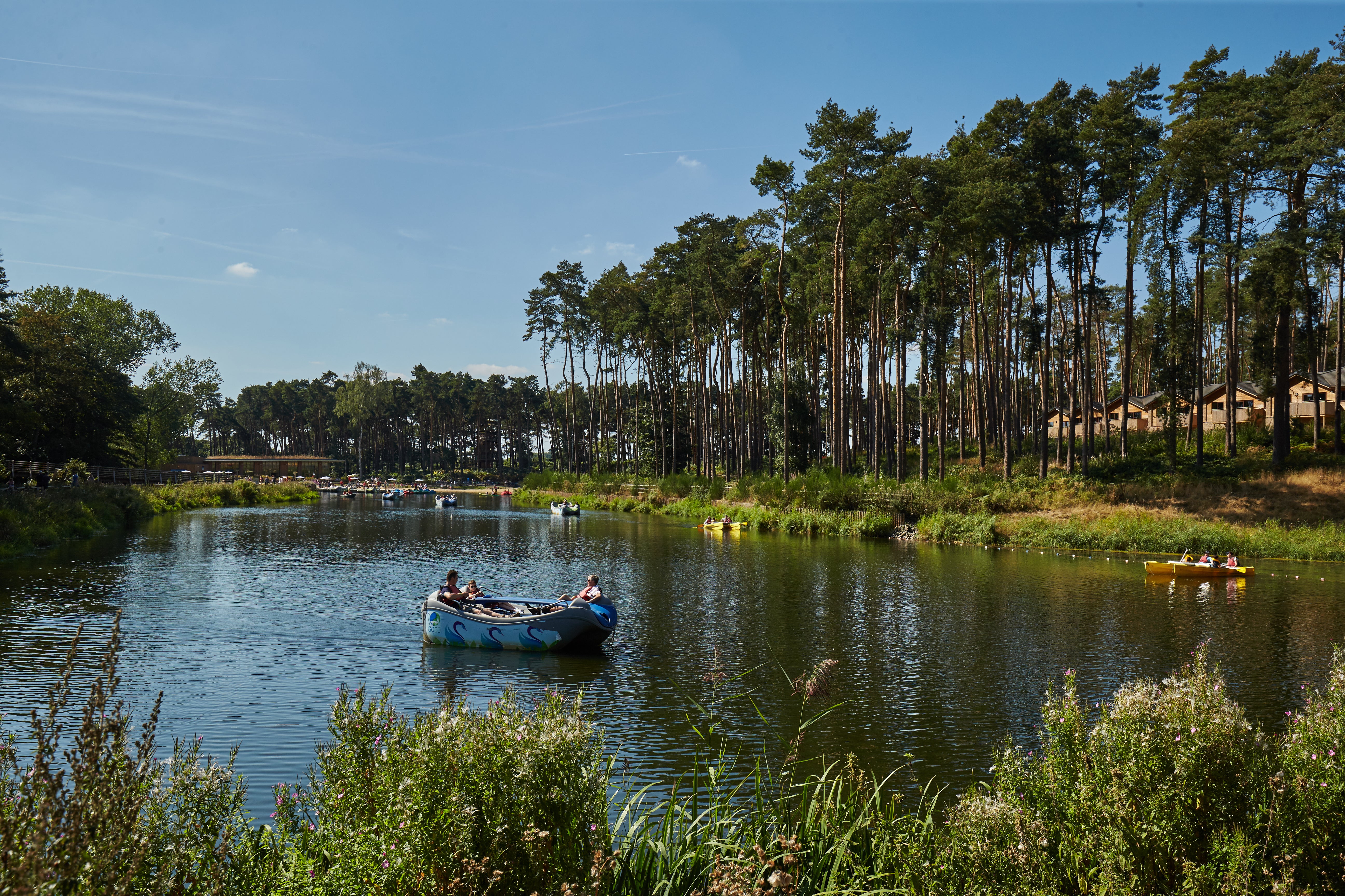 A more sedate water experience at Woburn Forest