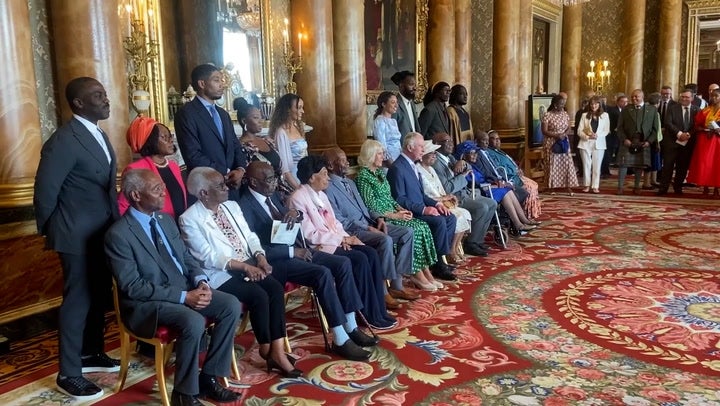 King Charles and Queen Camilla hosted a reception for the 75th anniversary of the Empire Windrush voyage