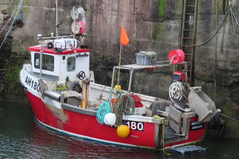 John Wilson was skipper of the Harriet J and the only person on board (MAIB/PA)