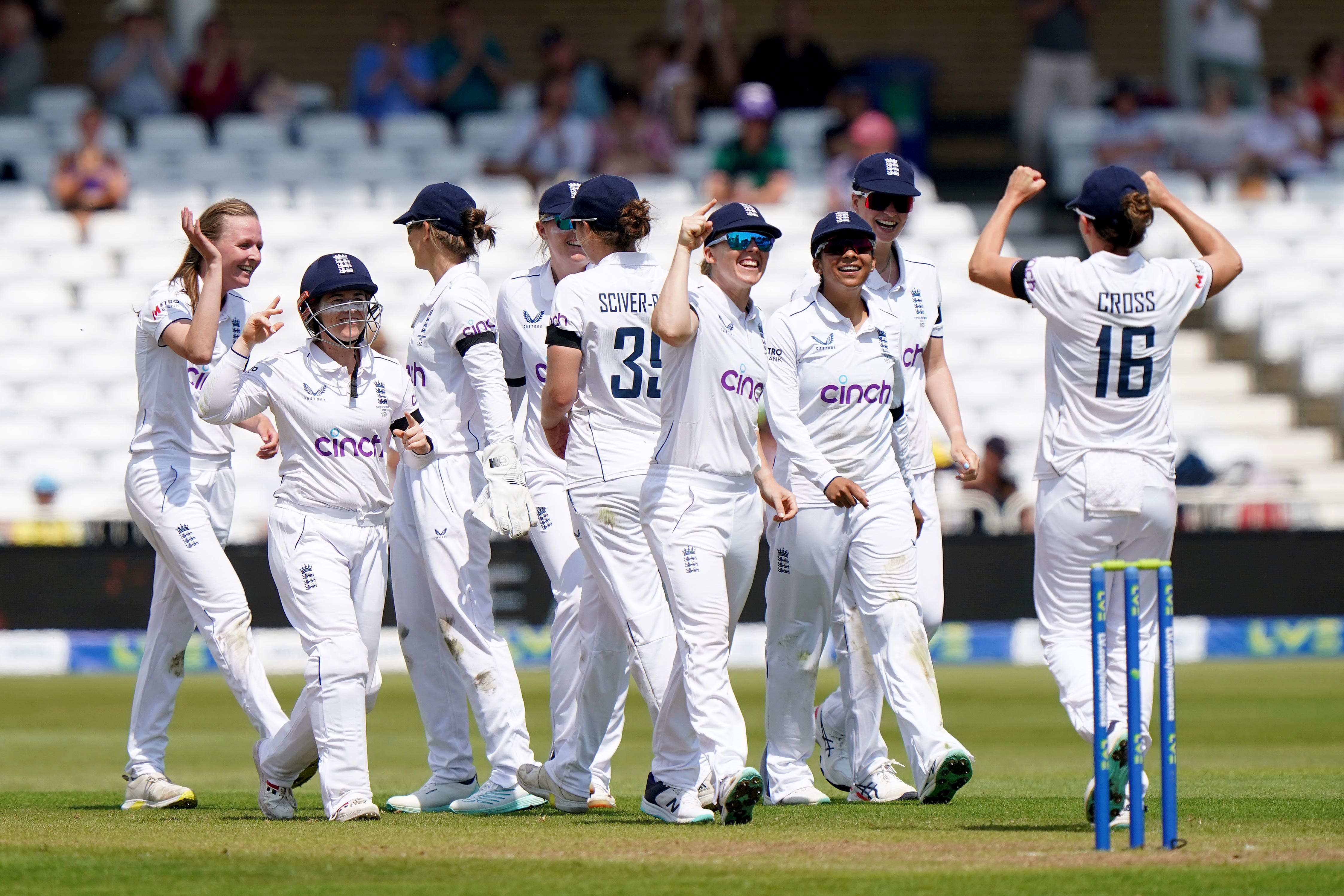 England had both Australia openers back in the pavilion at lunch (Tim Goode/PA)