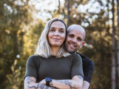 Victoria Pendleton with her twin brother Alex Pendleton