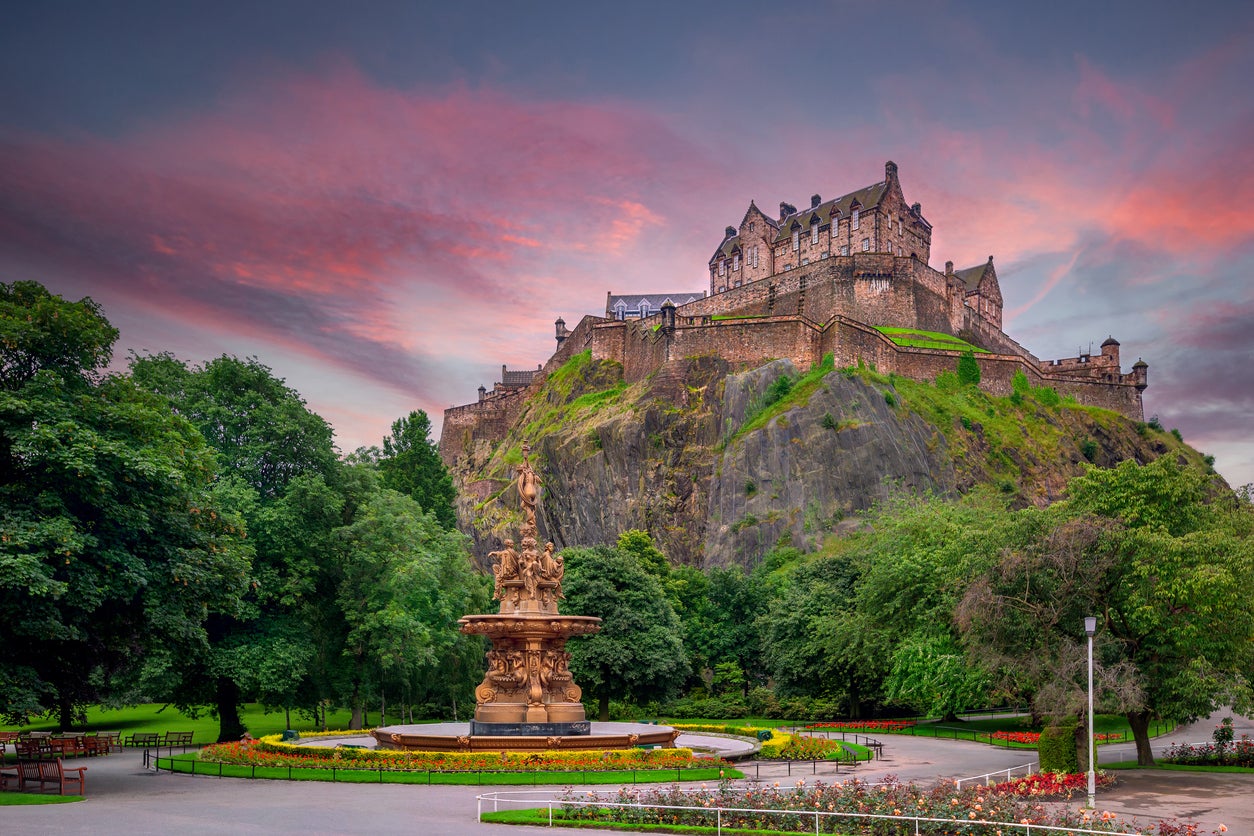 Edinburgh Castle was placed in lockdown