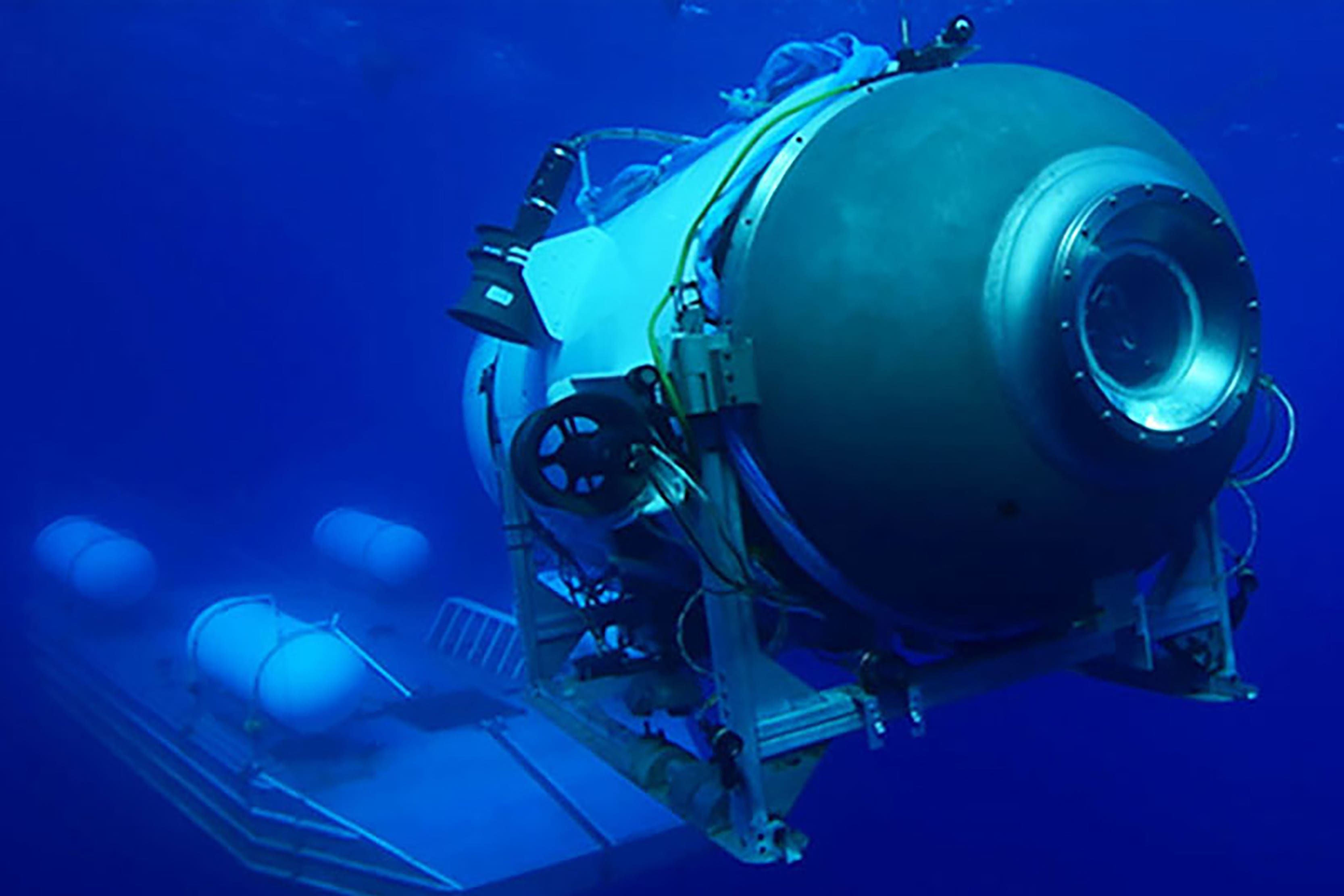 Suleman was on board the submersible vessel Titan with his father and three others (OceanGate Expeditions/PA)