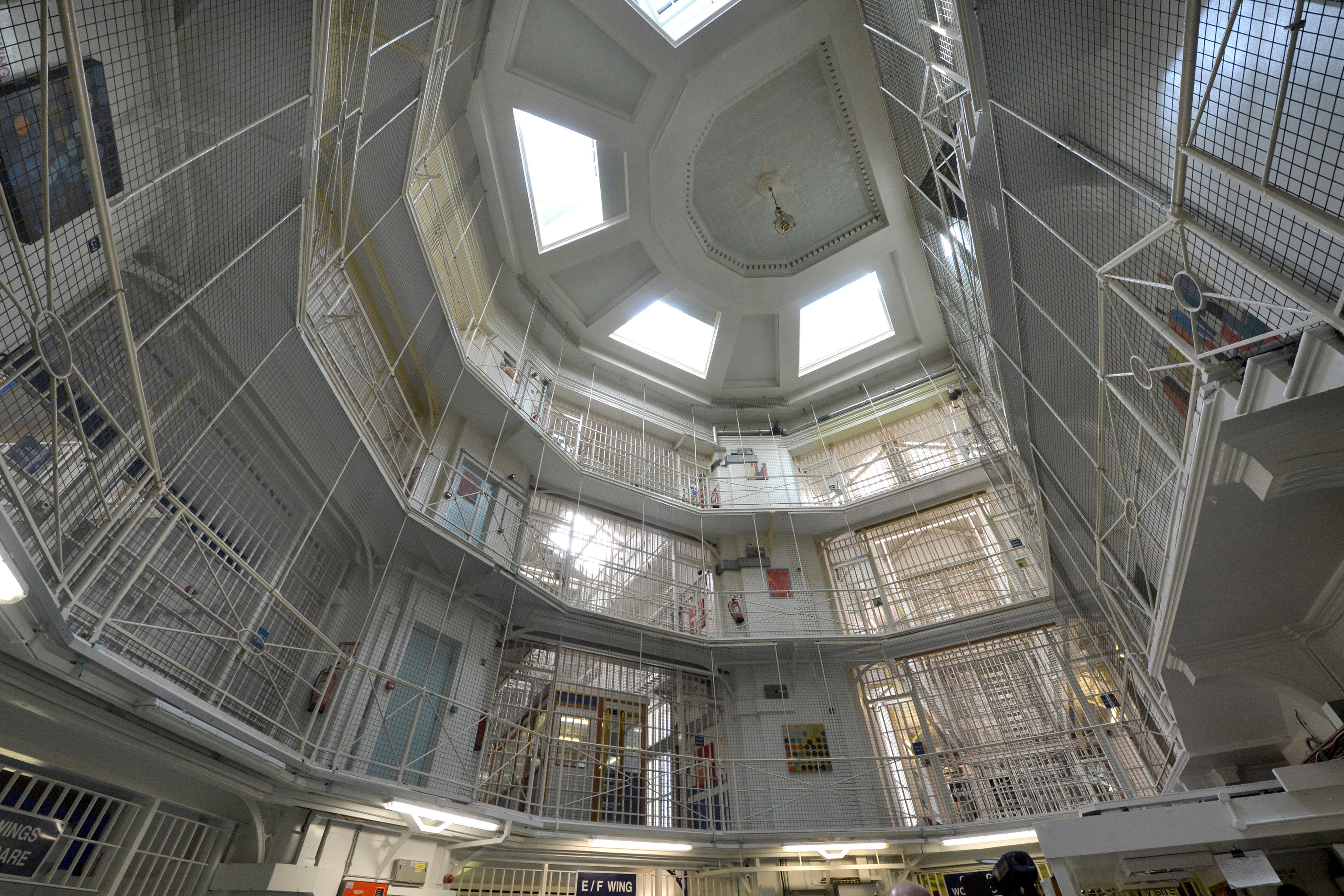 General view of the centre of Pentonville Prison, London (Anthony Devlin/PA)