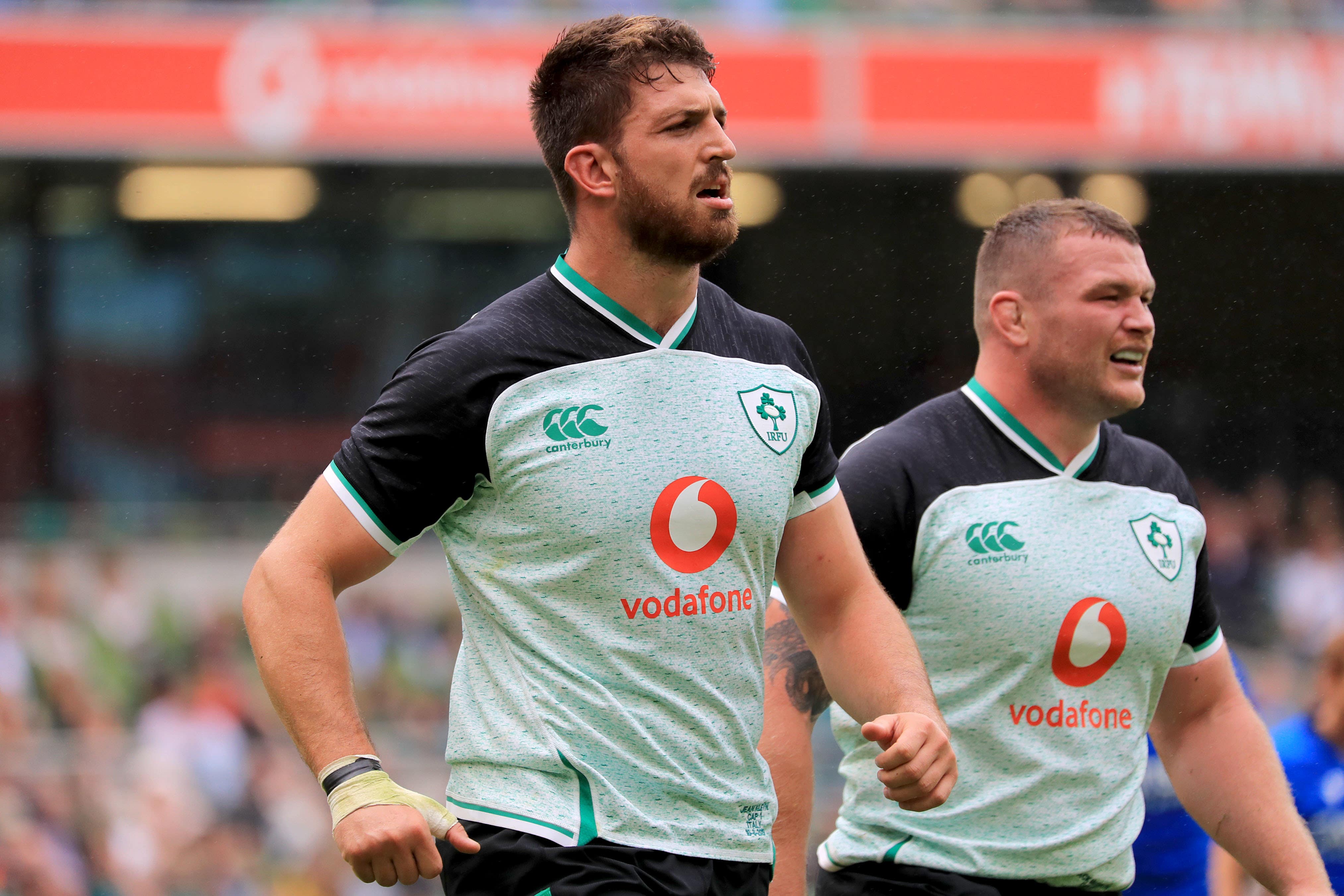 Jean Kleyn, left, has switched Test nations from Ireland to South Africa (Donall Farmer/PA)