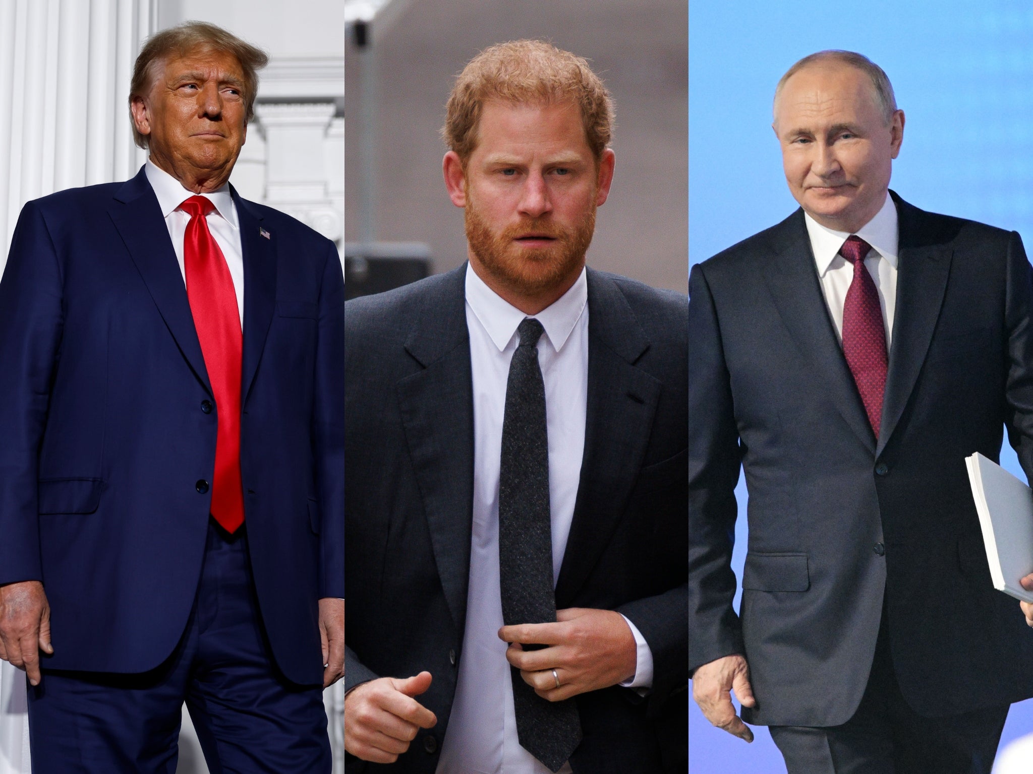 Prince Harry reportedly pitched an idea for a Spotify podcast that would see him interviewing figures like Donald Trump and Vladimir Putin about their ‘childhood trauma’