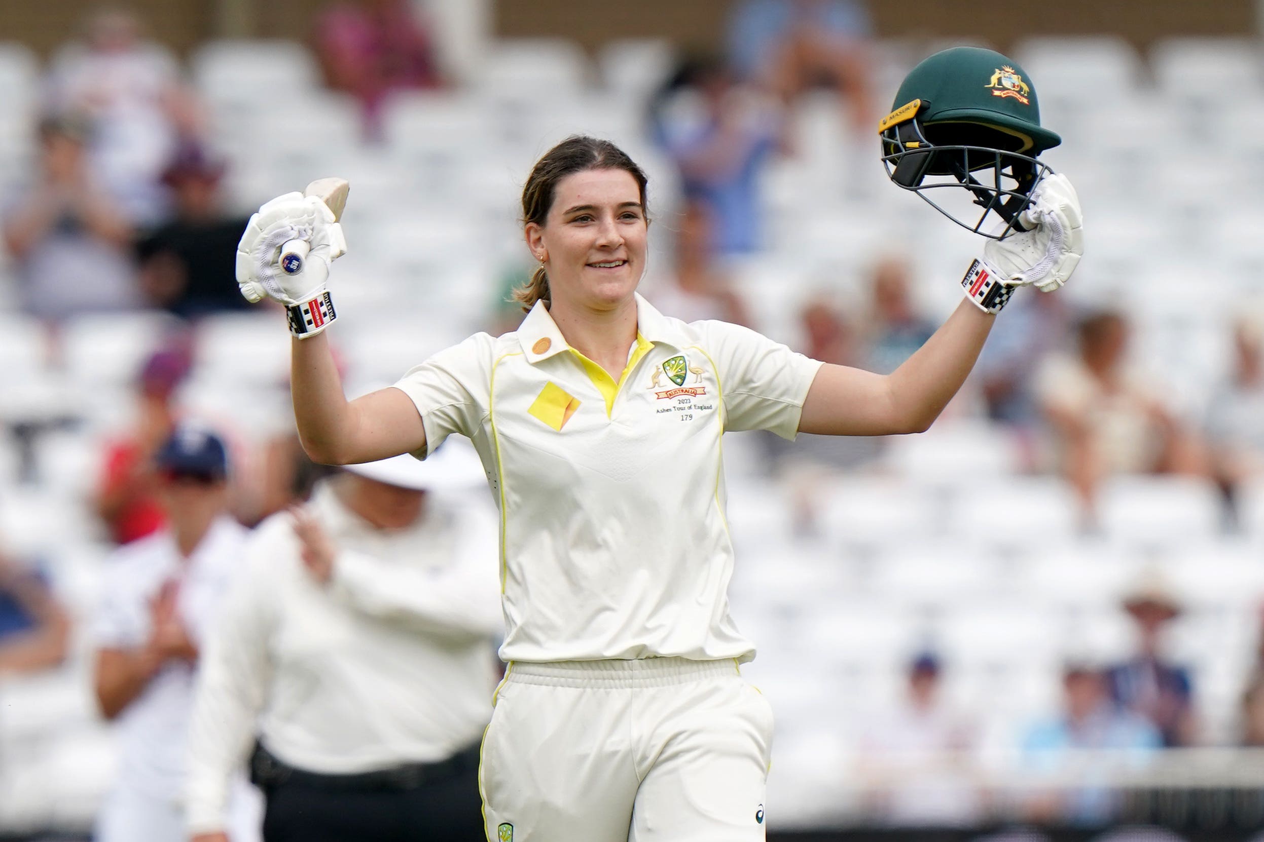 Annabel Sutherland starred for Australia (Tim Goode/PA)