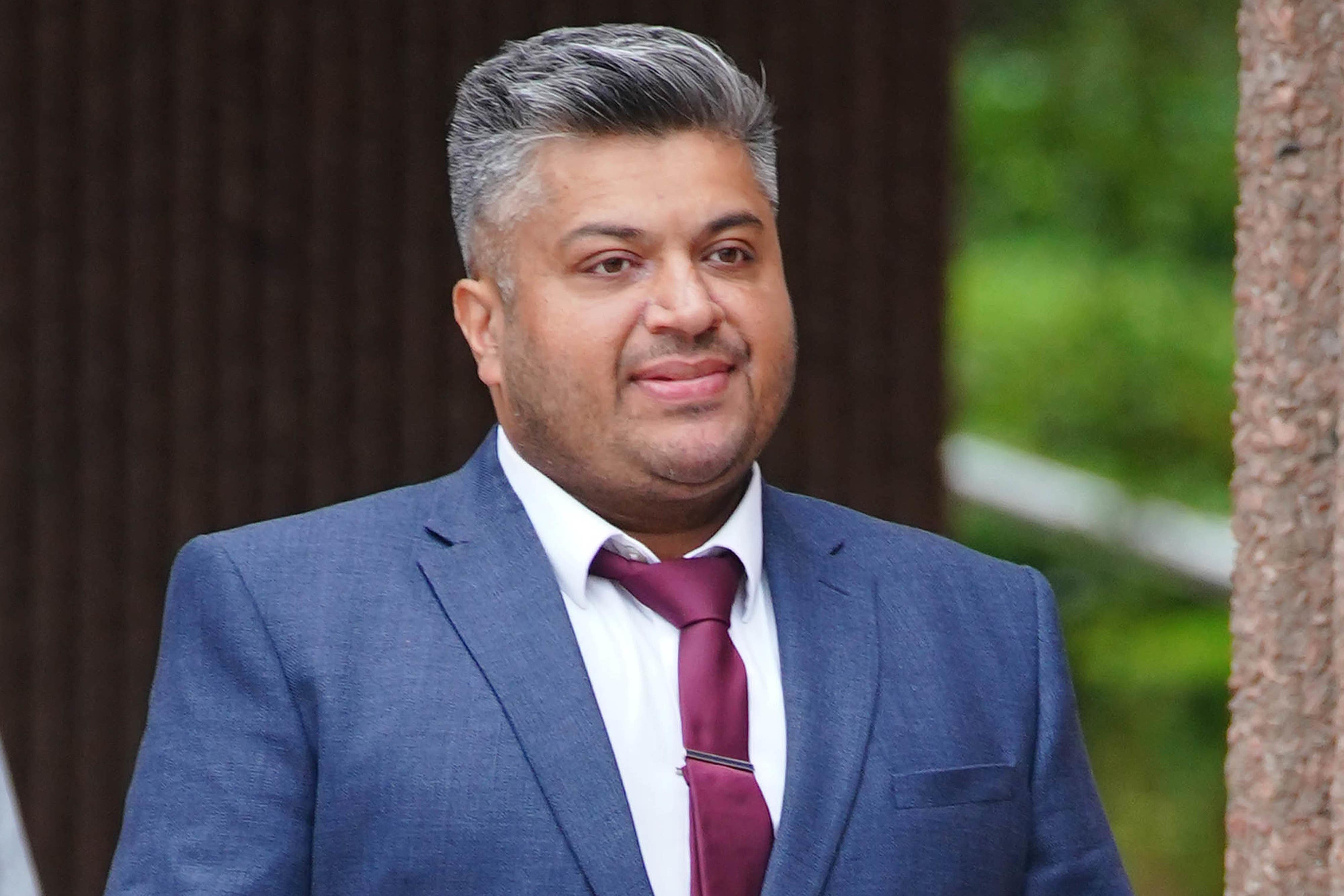 Former Greater Manchester Police officer Adnan Ali arriving at Liverpool Crown Court (Peter Byrne/PA)