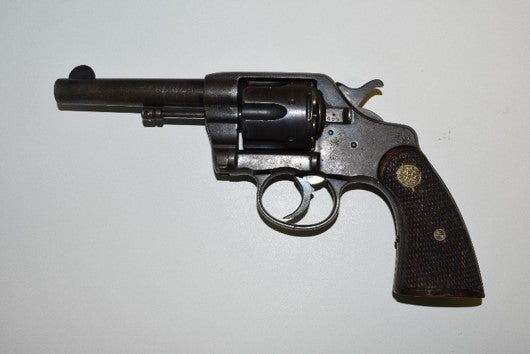 De Zoysa bought the antique revolver in an online auction