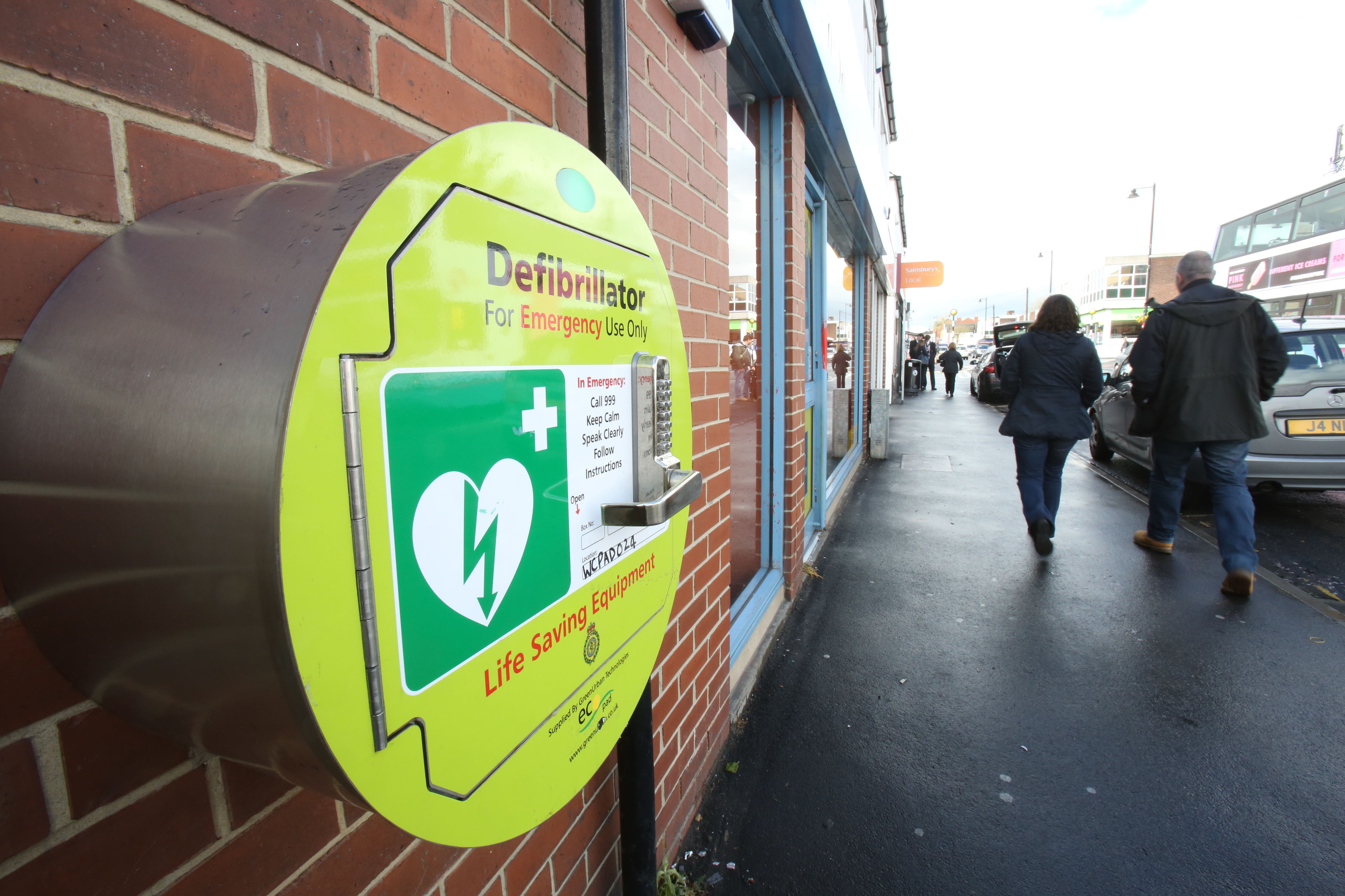 A total of 5,435 defibrillators have been delivered to 3,066 secondary schools in England (PA)