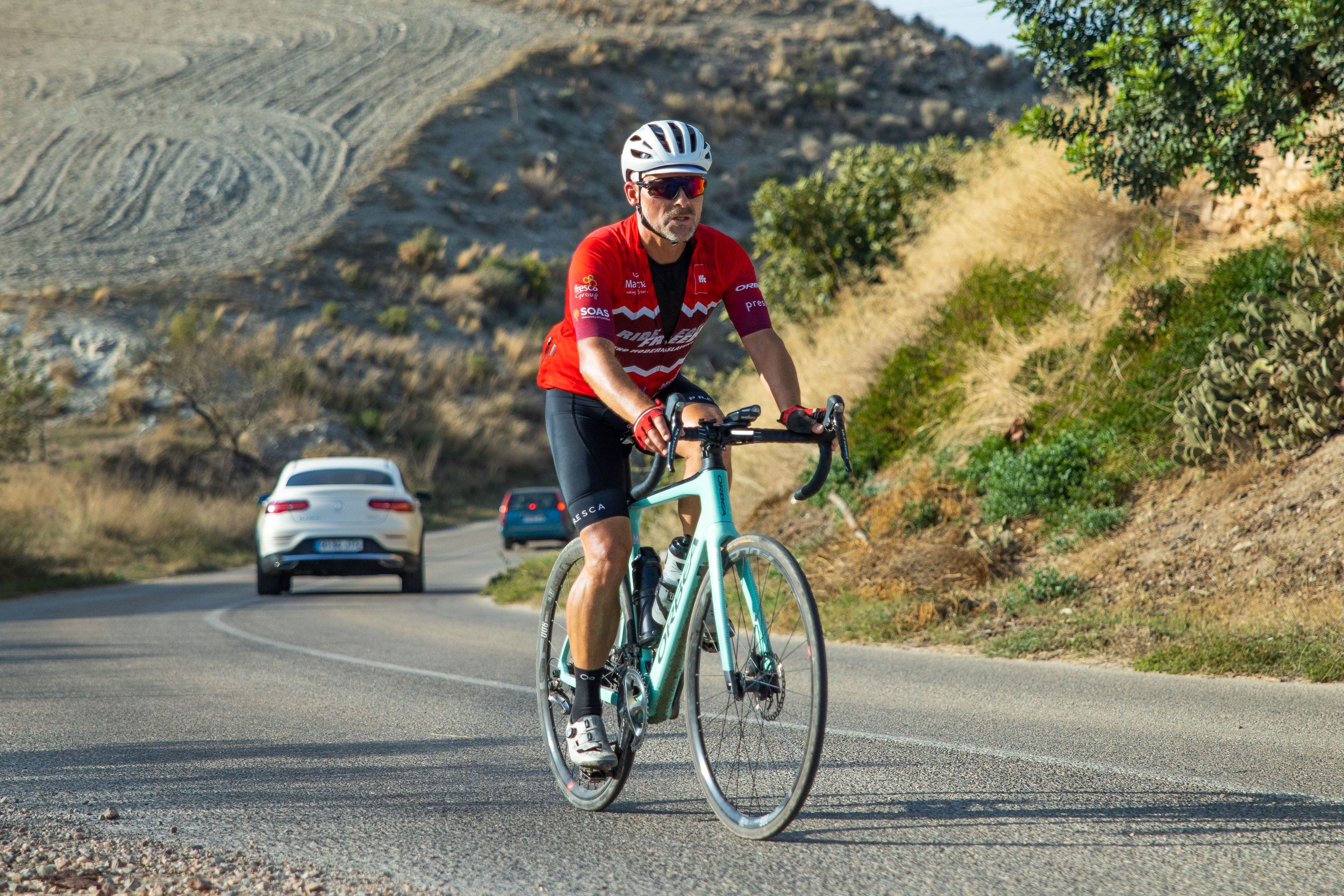 Gordon Miller will cycle around the Basque Country in Spain to raise money to buy bikes for modern slavery victims (James Aubry/PA)