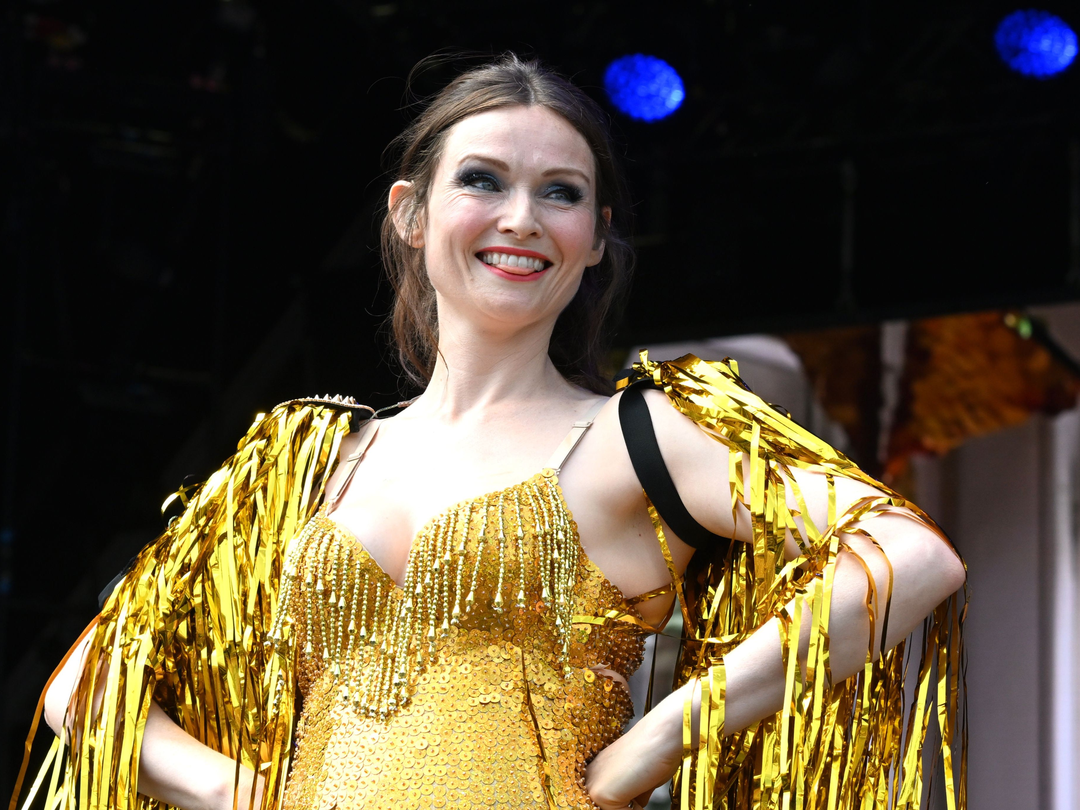 Sophie Ellis-Baxtor at Glastonbury