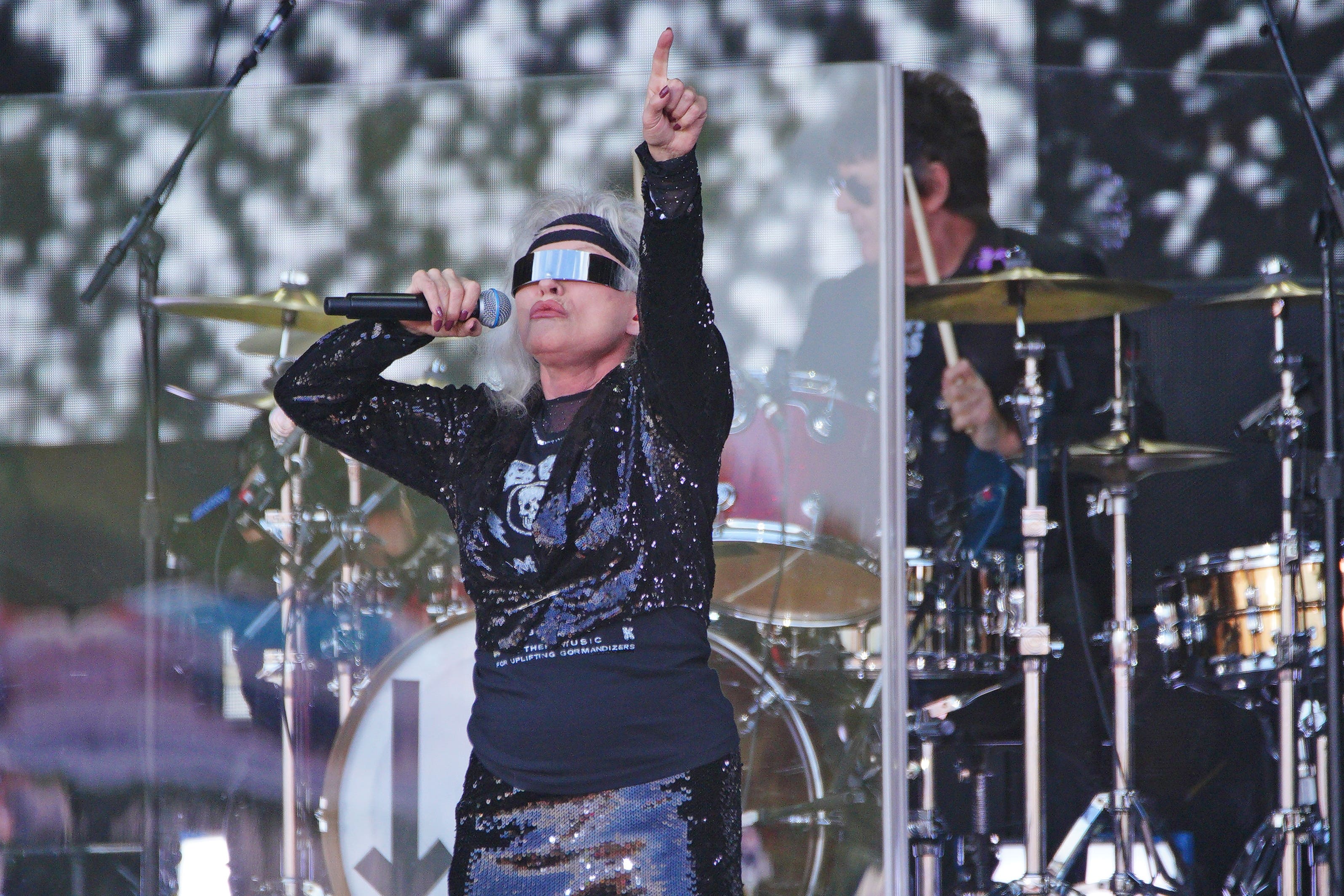 Blondie perform on the Pyramid Stage at the Glastonbury Festival (Ben Birchall/PA)