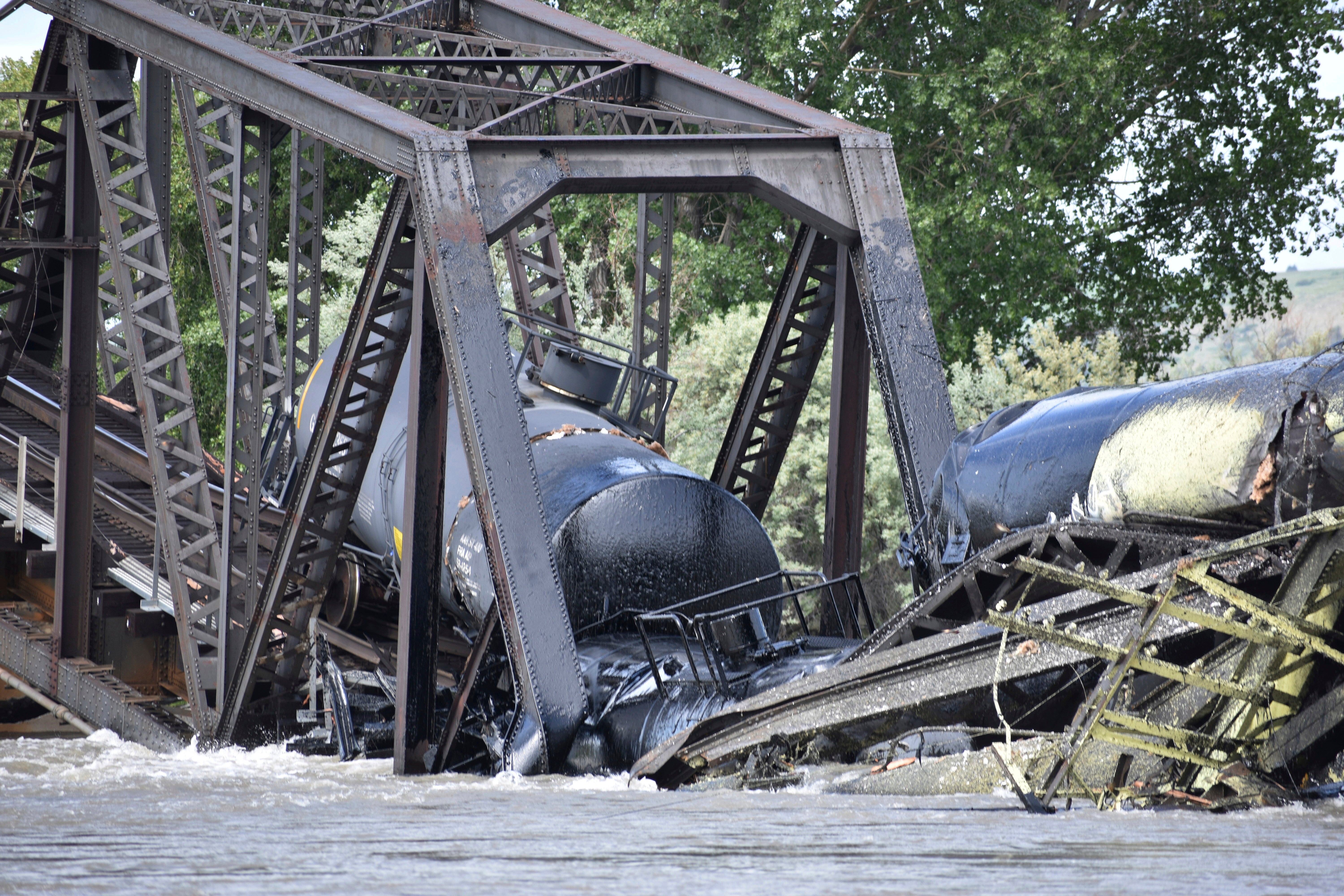 APTOPIX Montana Bridge Collapse