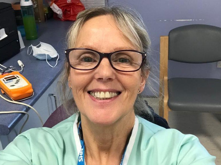 Pauline Teague, 65, a healthcare assistant from Gloucestershire