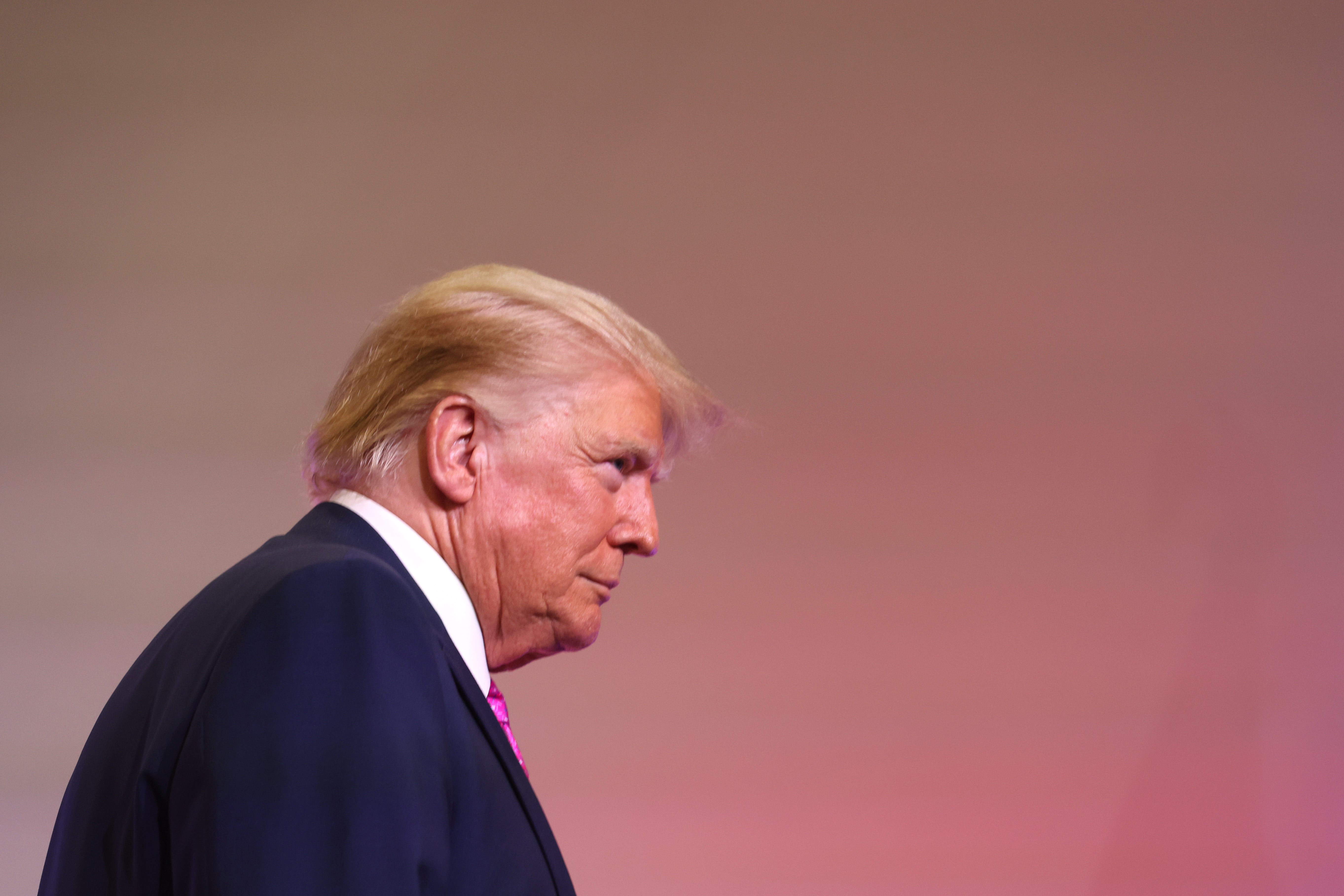 Donald Trump at the Oakland County Republican Party's Lincoln Day dinner