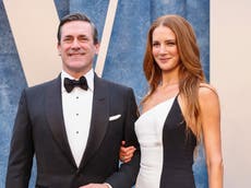 Jon Hamm and Anna Osceola wed in fateful Mad Men location