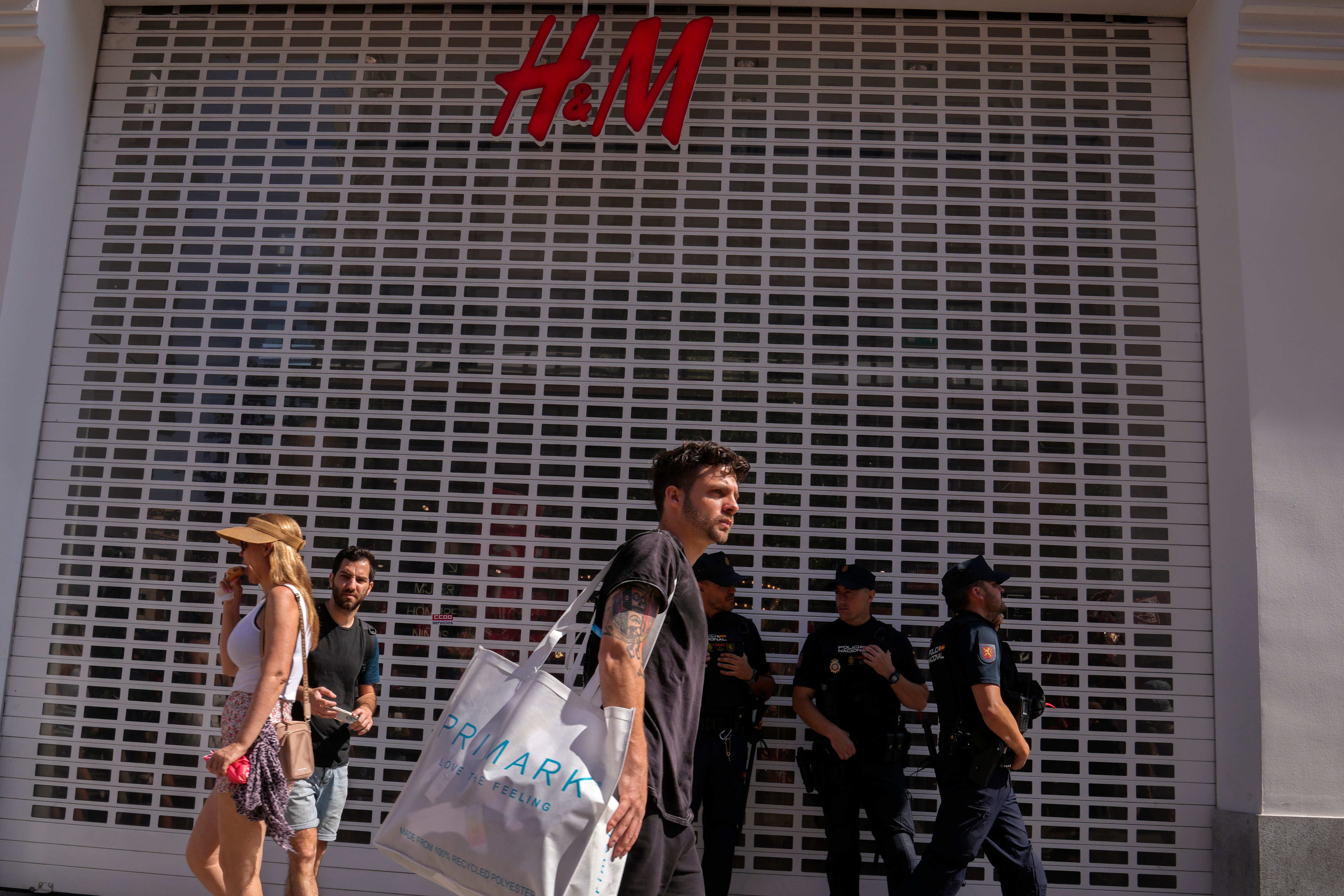 Spain H&M Strike