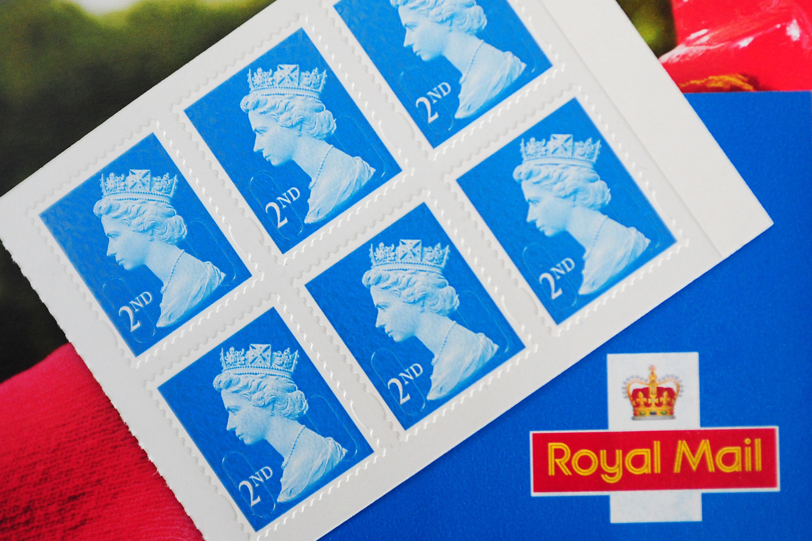 The price of a second class stamp for a standard letter is currently 75p (Rui Vieira/PA)