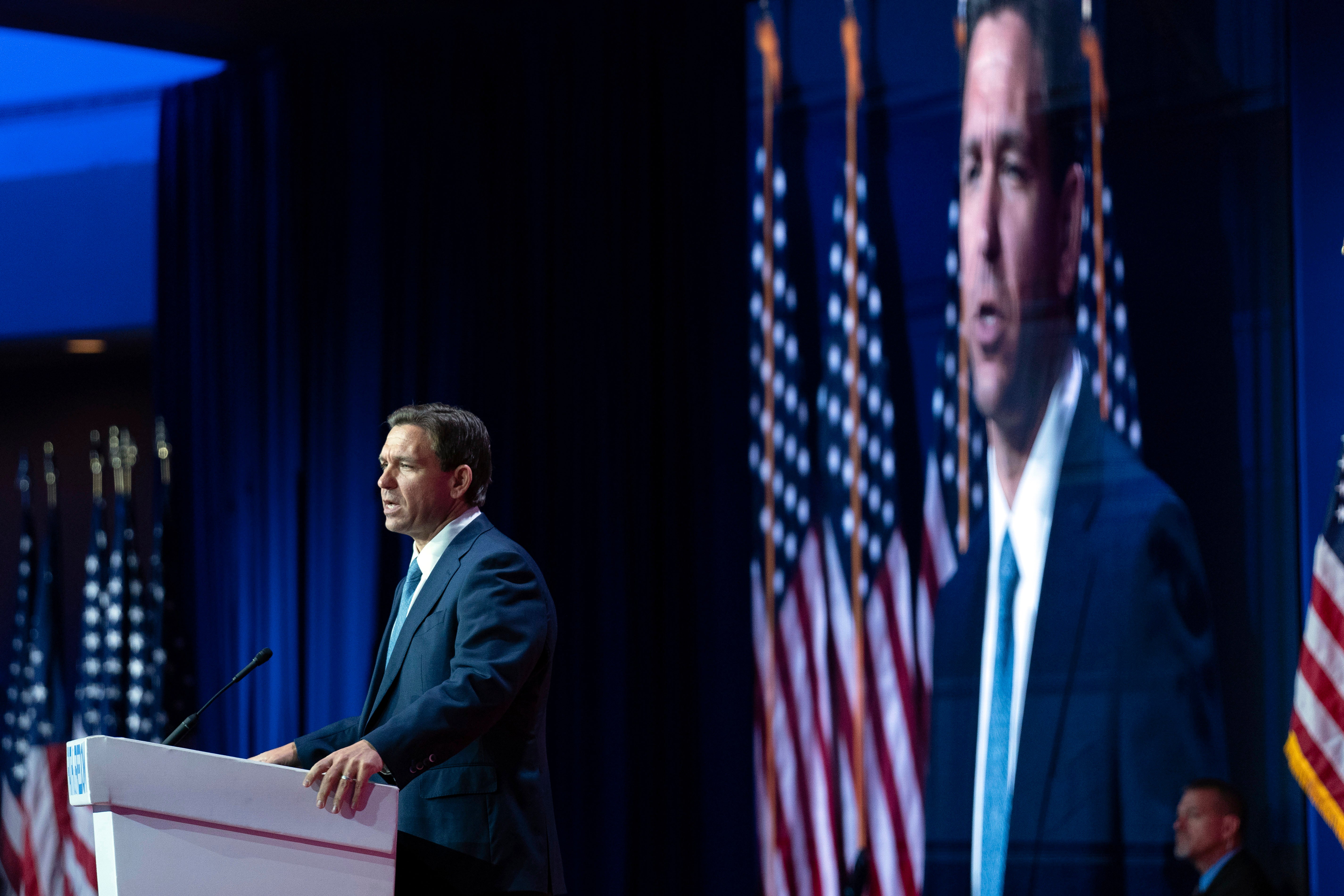 DeSantis unveils an aggressive immigration and border security policy that largely mirrors Trump's