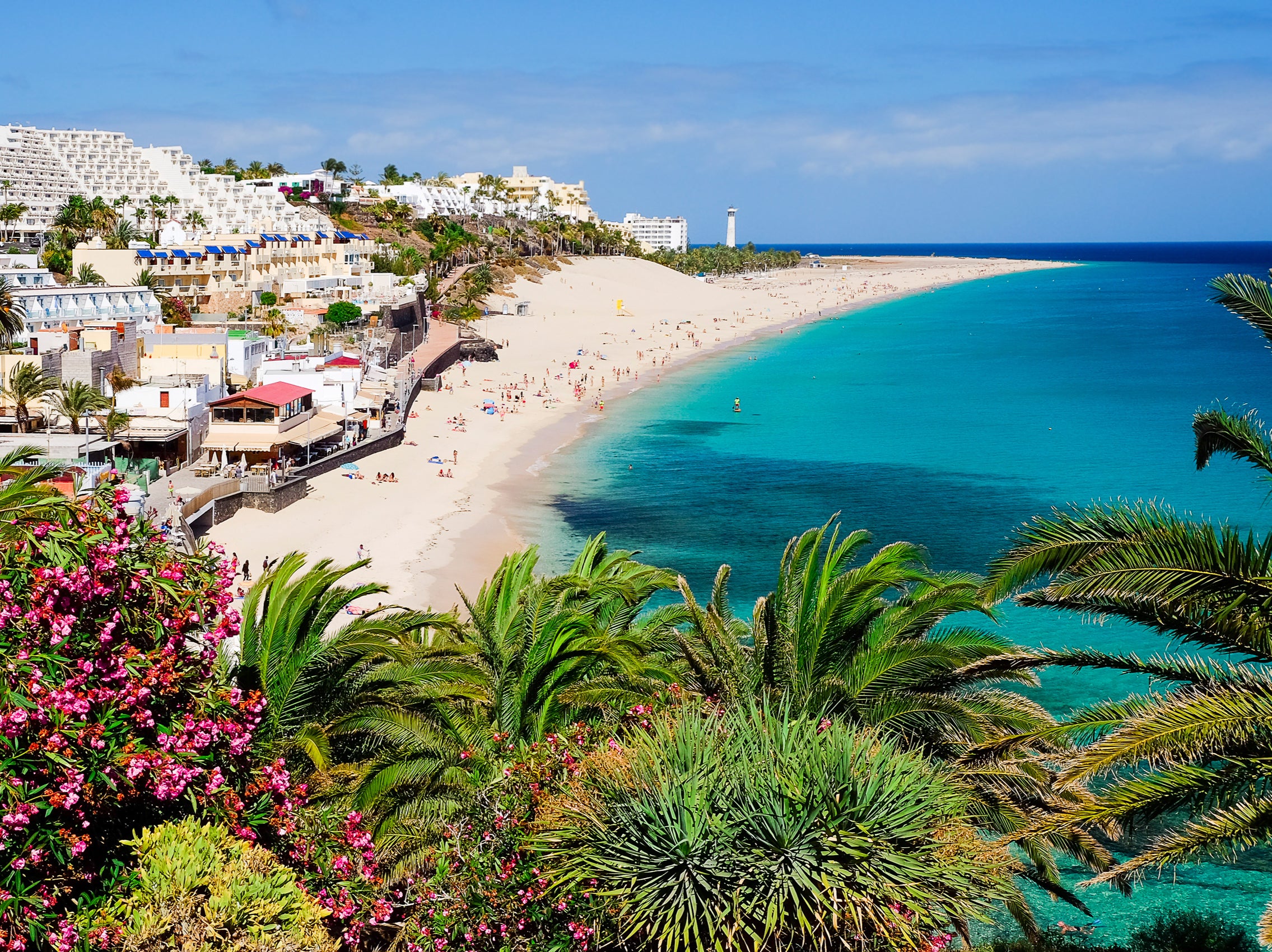 Playa de Morro Jable in Fuerteventura