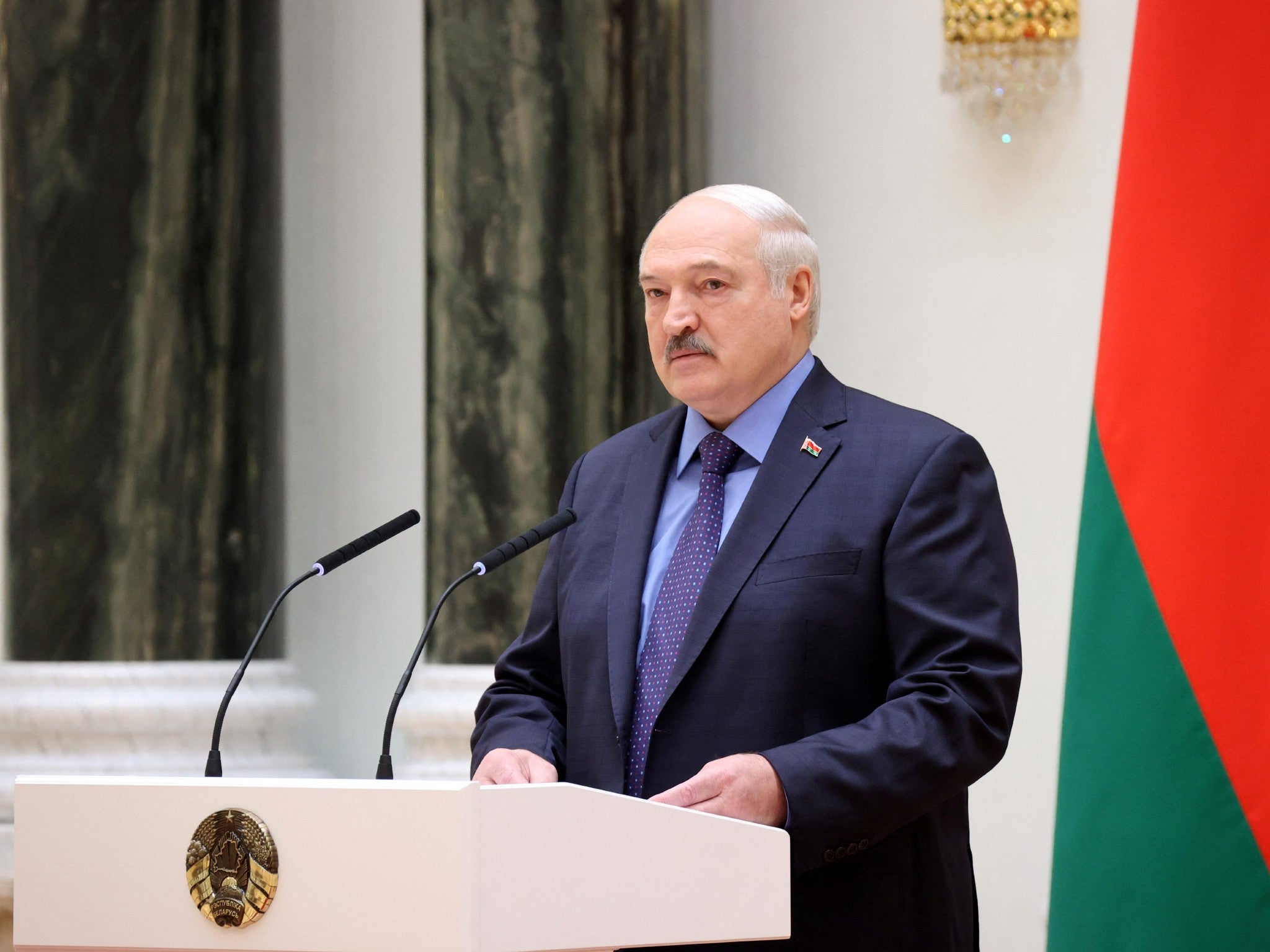 Belarusian president Alexander Lukashenko