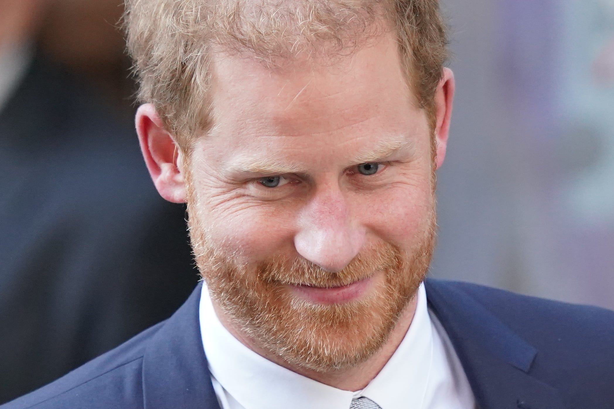 The Duke of Sussex leaving the Rolls Buildings in central London after giving evidence in the phone hacking trial against Mirror Group Newspapers (MGN) (Jonathan Brady/PA)