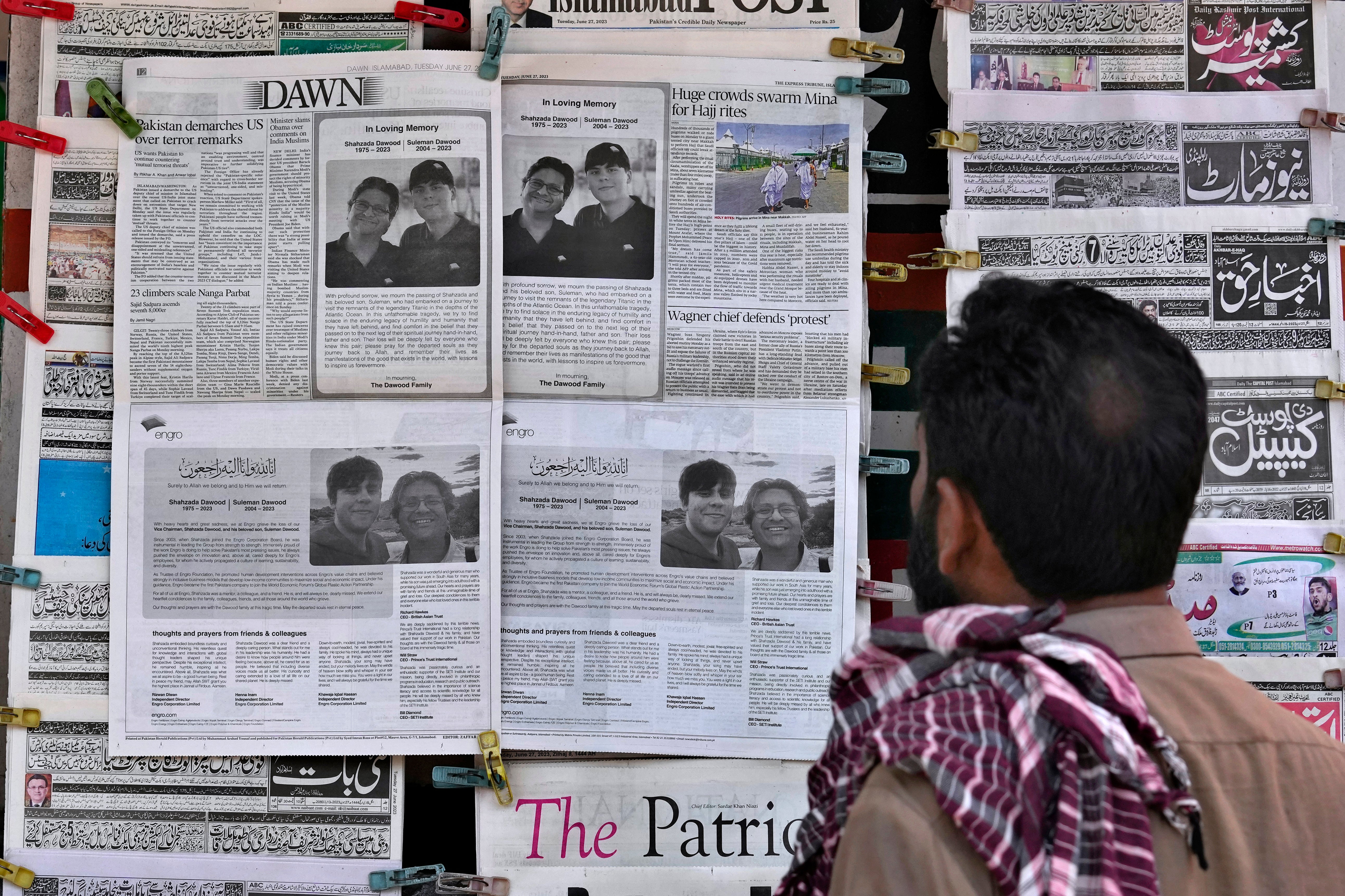 Pakistan TTitanic Tourist Sub Passenger