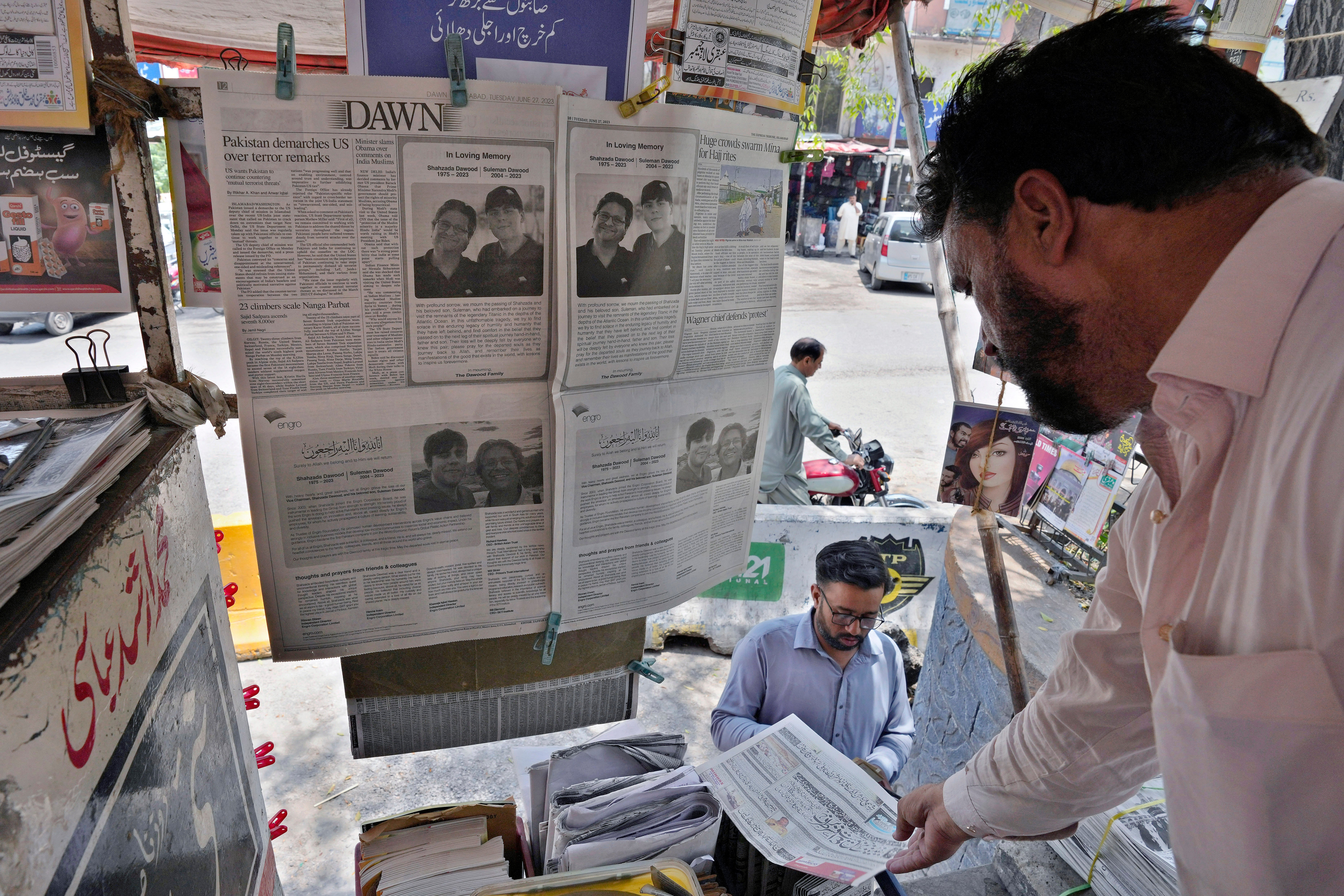 Pakistan TTitanic Tourist Sub Passenger