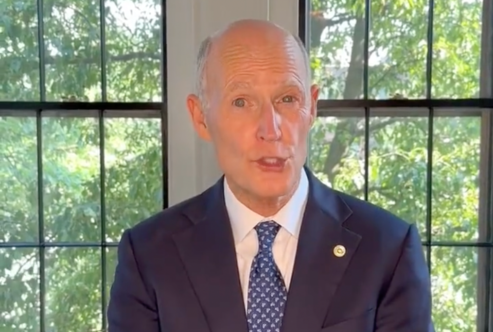 Sen Rick Scott of Florida has repeatedly pushed to ban Chinese garlic