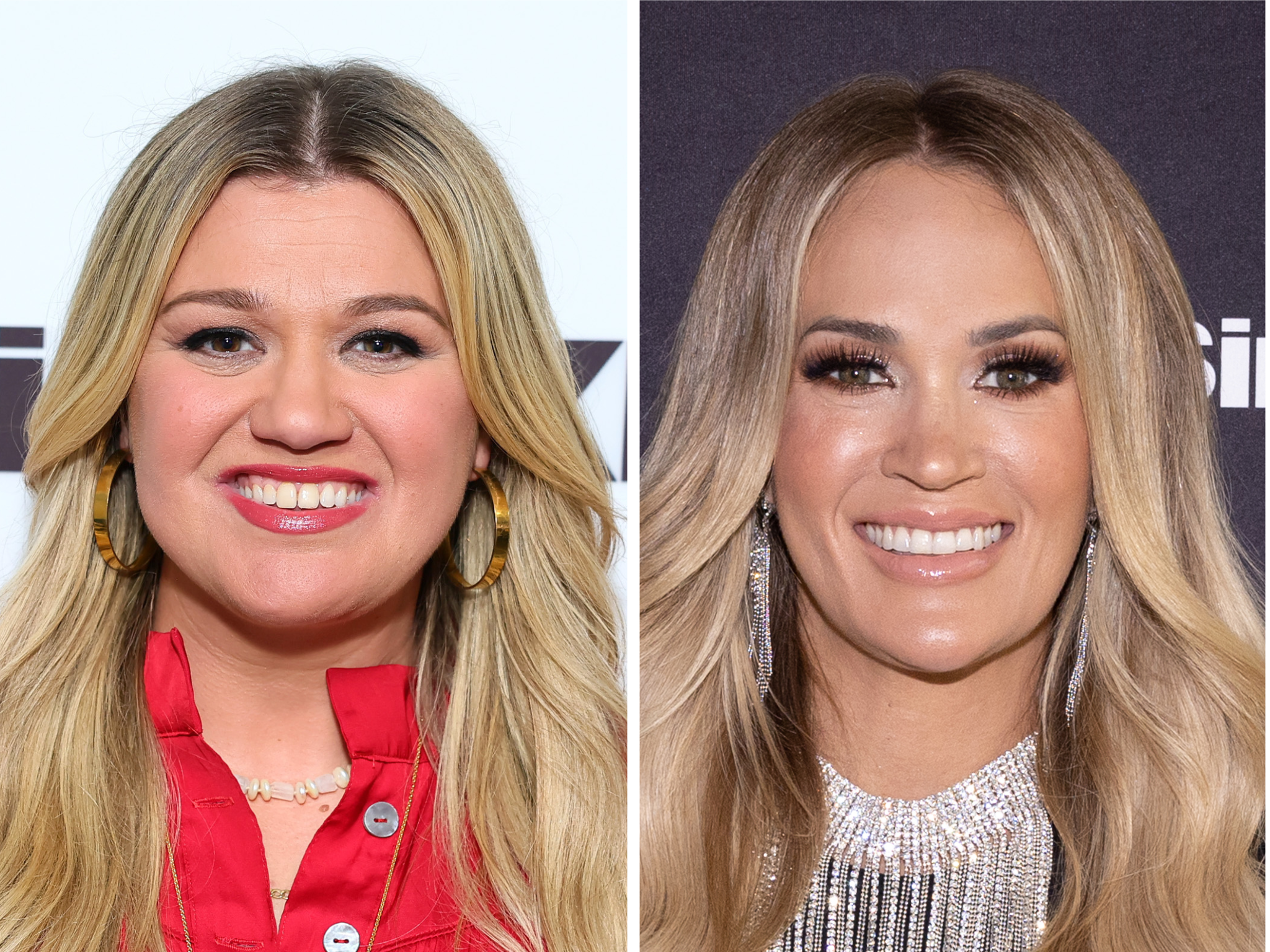 Kelly Clarkson and Carrie Underwood