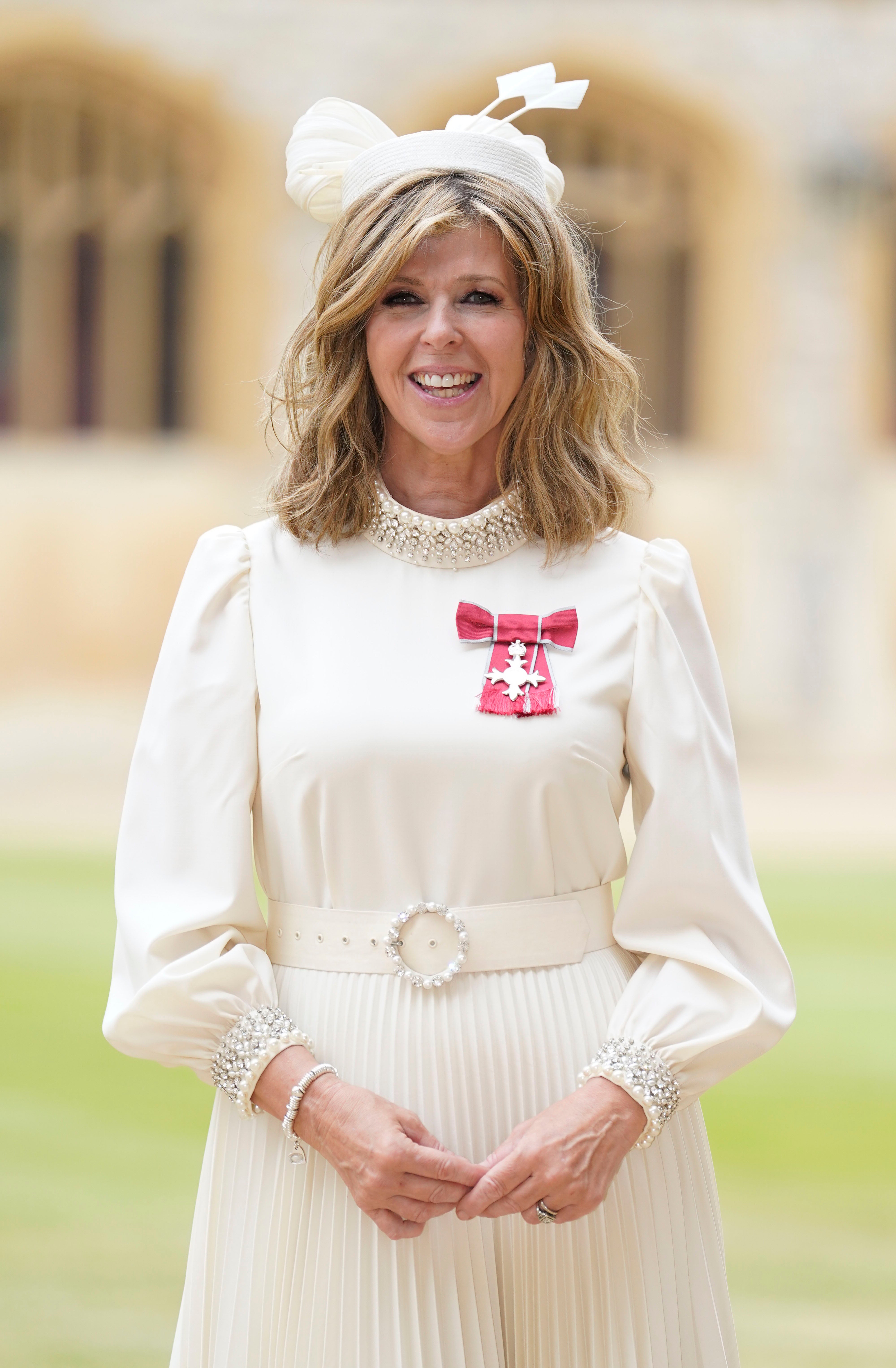 Kate Garraway after being made a Member of the Order of the British Empire for her services to broadcasting, journalism and charity