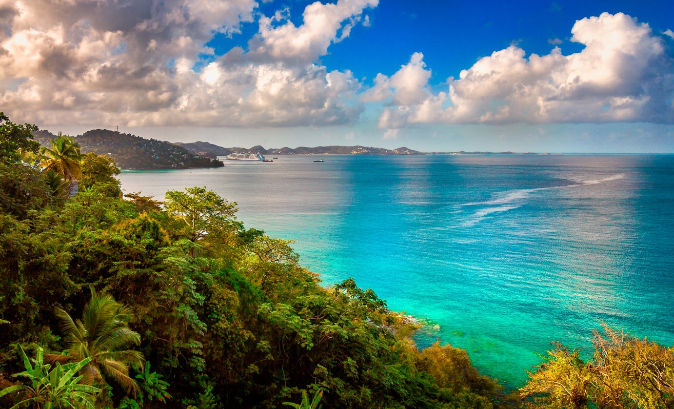 The calm, turquoise waters of Grenada