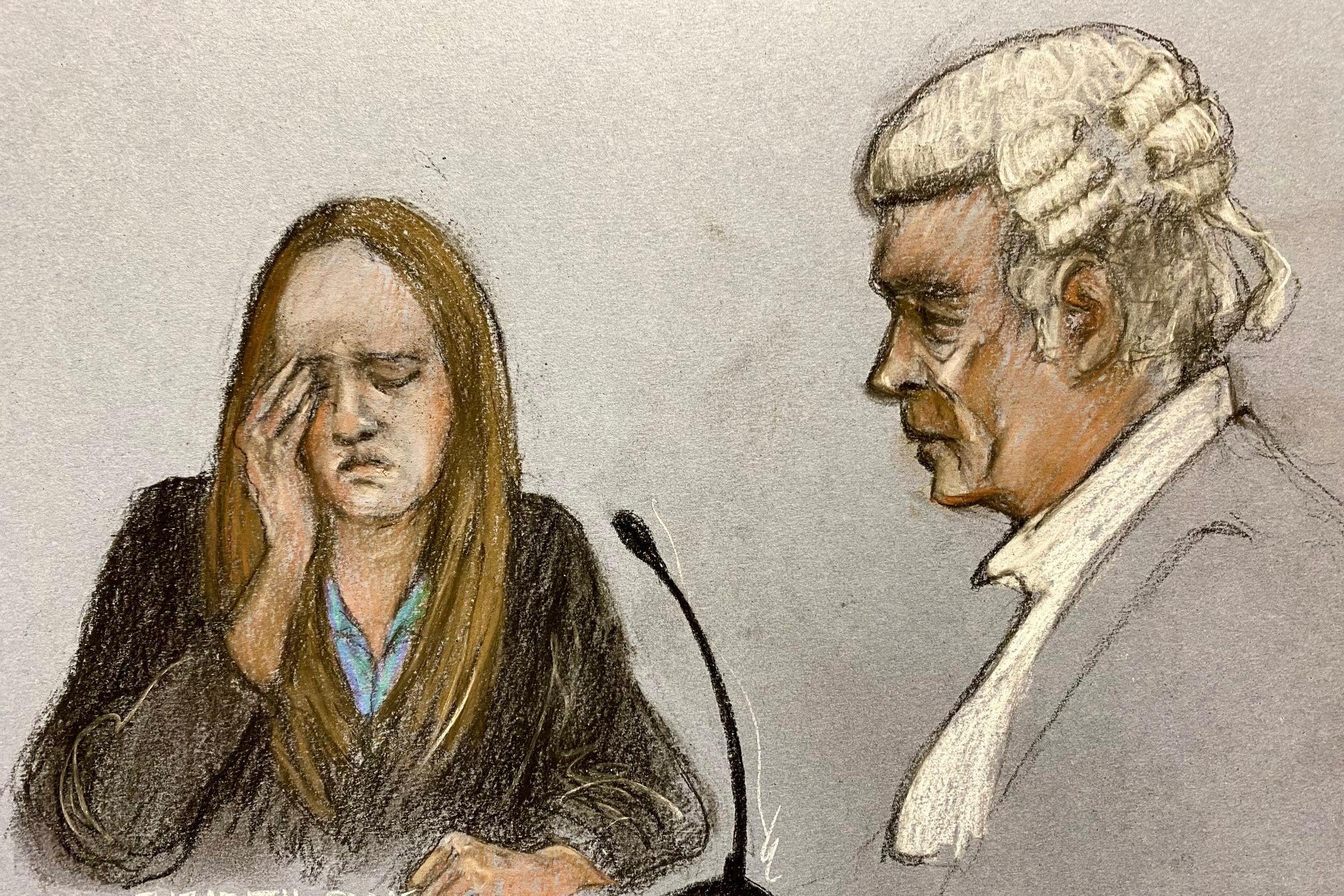 Lucy Letby in the dock at Manchester Crown Court (PA)