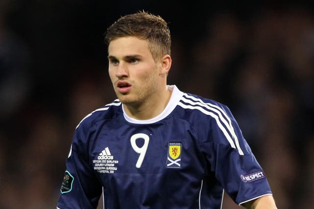 <p>Former Scotland international David Goodwillie </p>